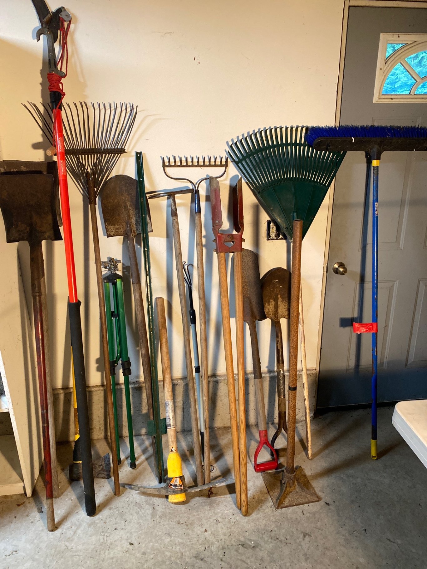 Wheelbarrow and Garden Tools - image 4 of 10