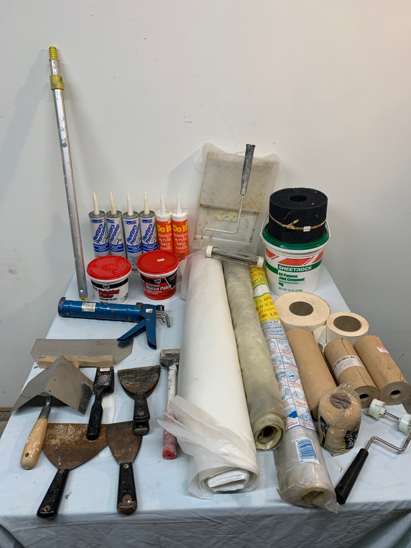 Assorted drywall and painting supplies  - image 1 of 5