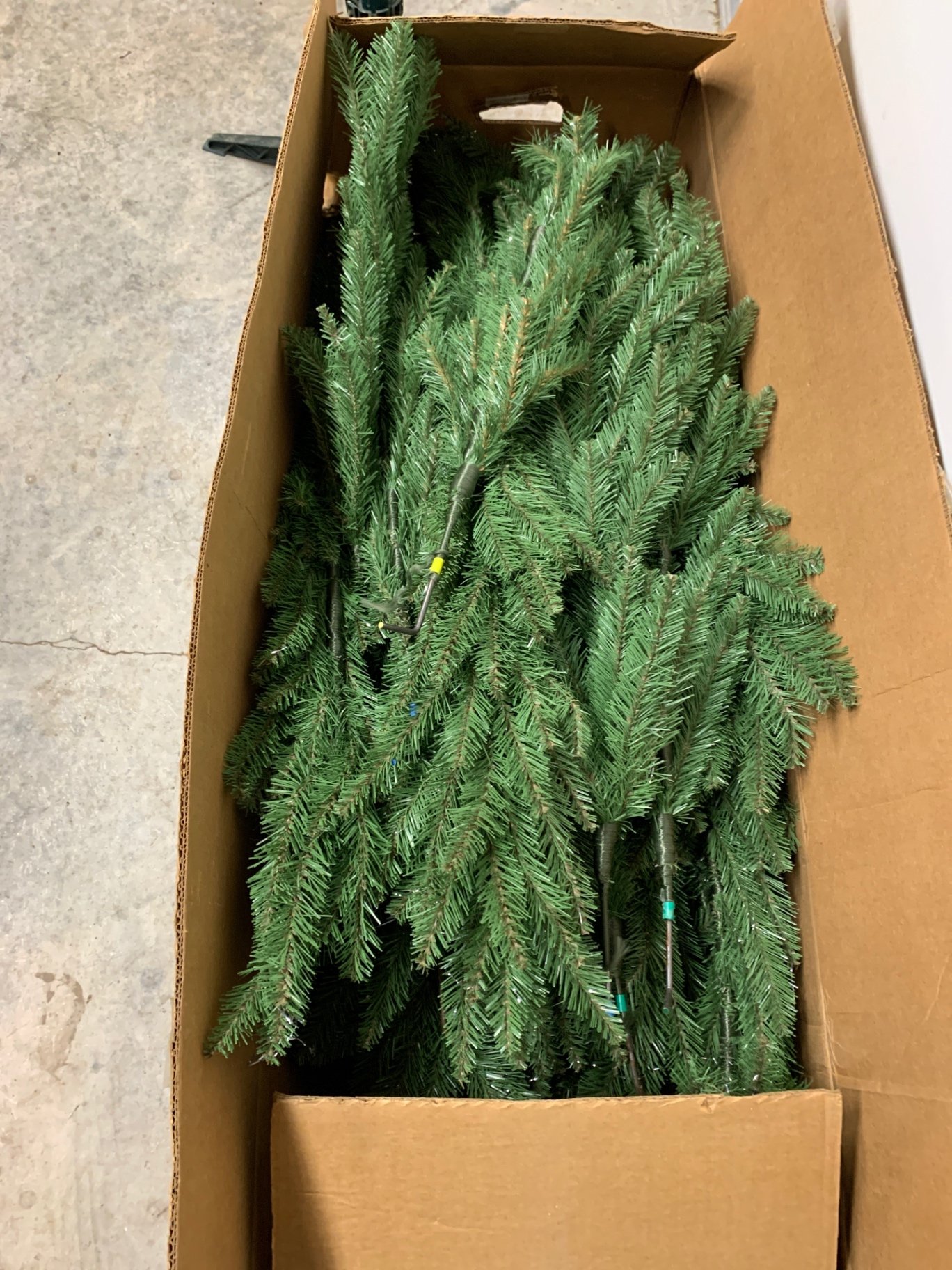 Artificial Christmas Tree with Stand and Boxed Sections - image 3 of 4