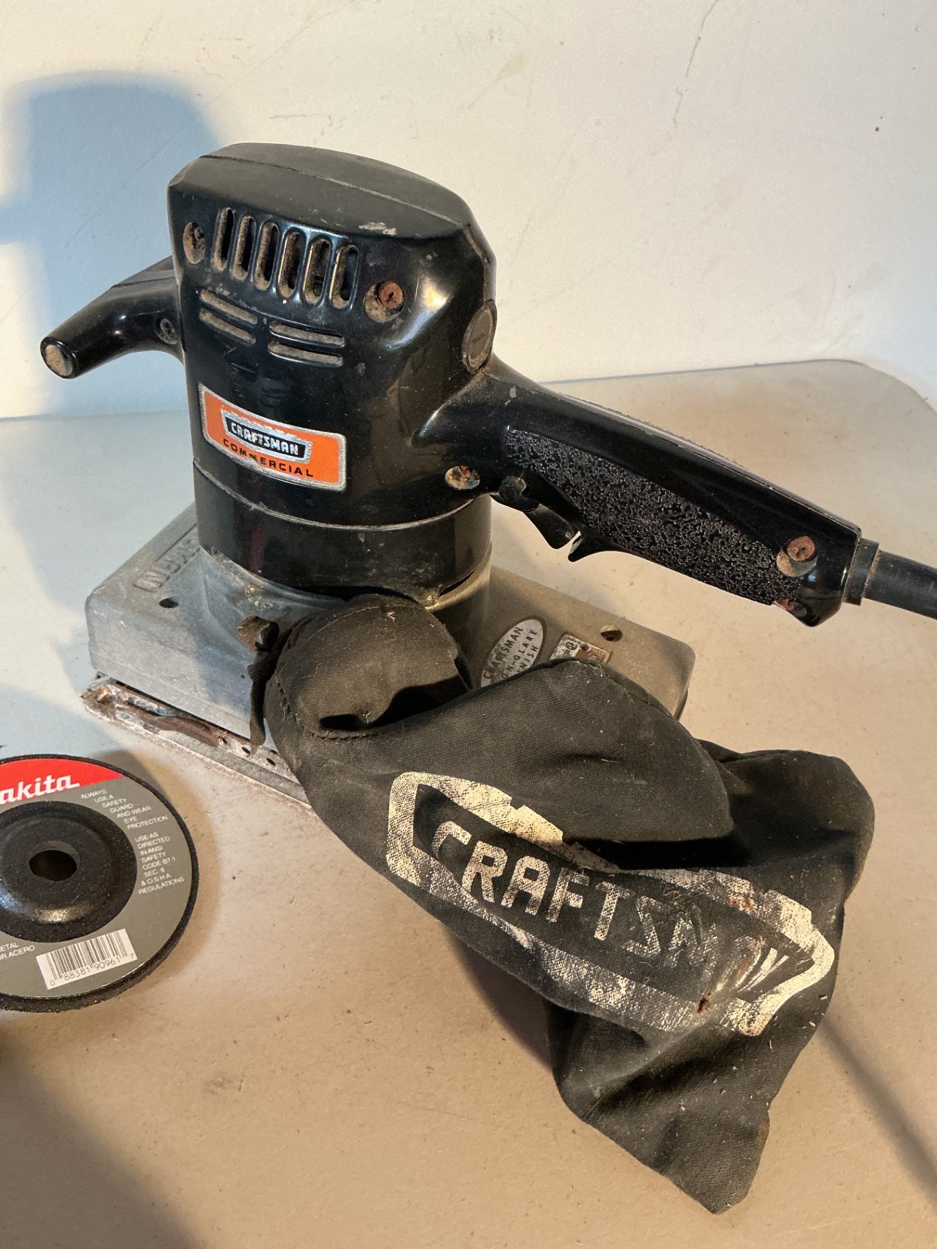 Makita 4-inch Disc Grinder and Craftsman belt sander - image 2 of 4