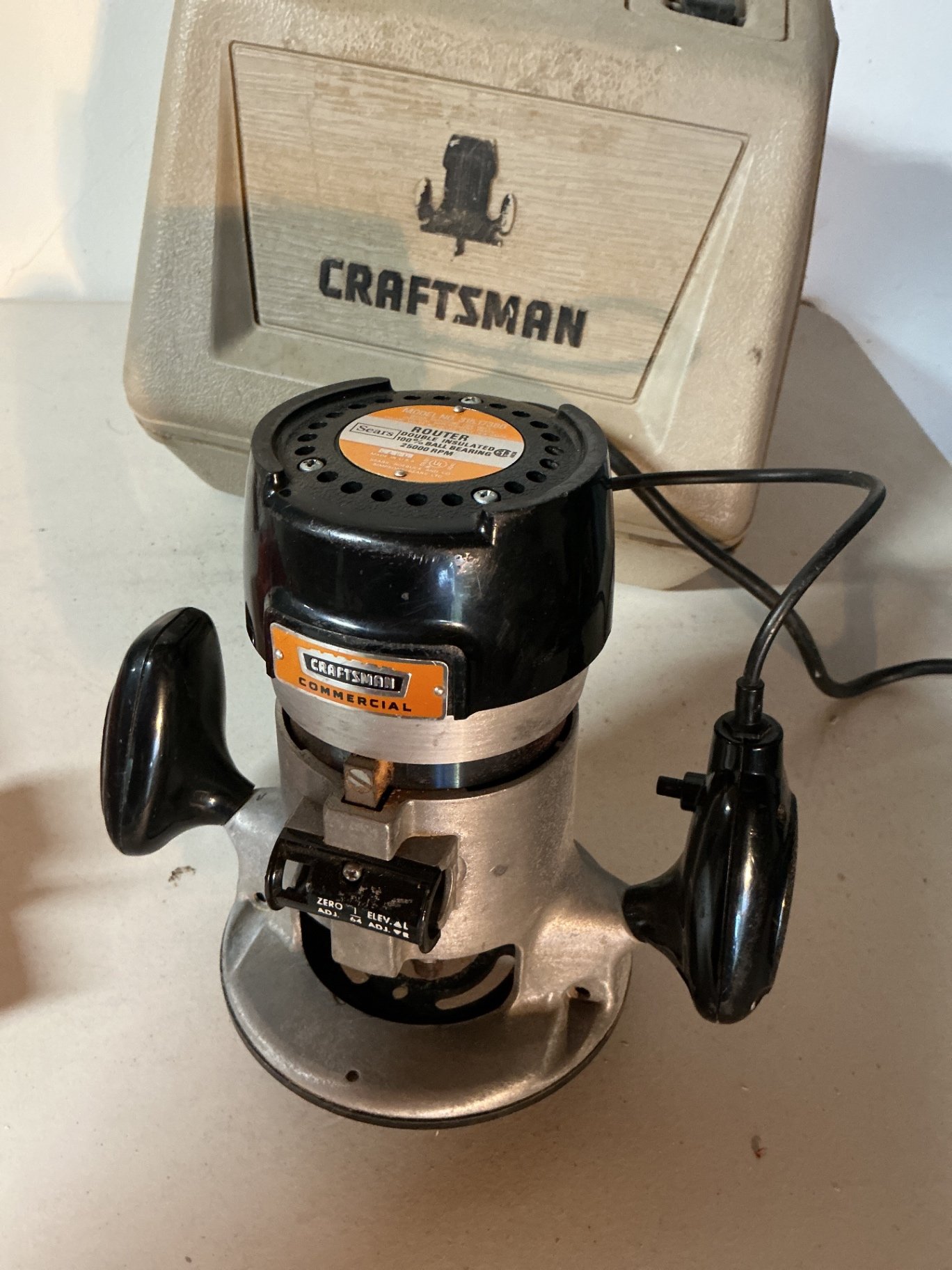 Craftsman router, bits - image 2 of 4