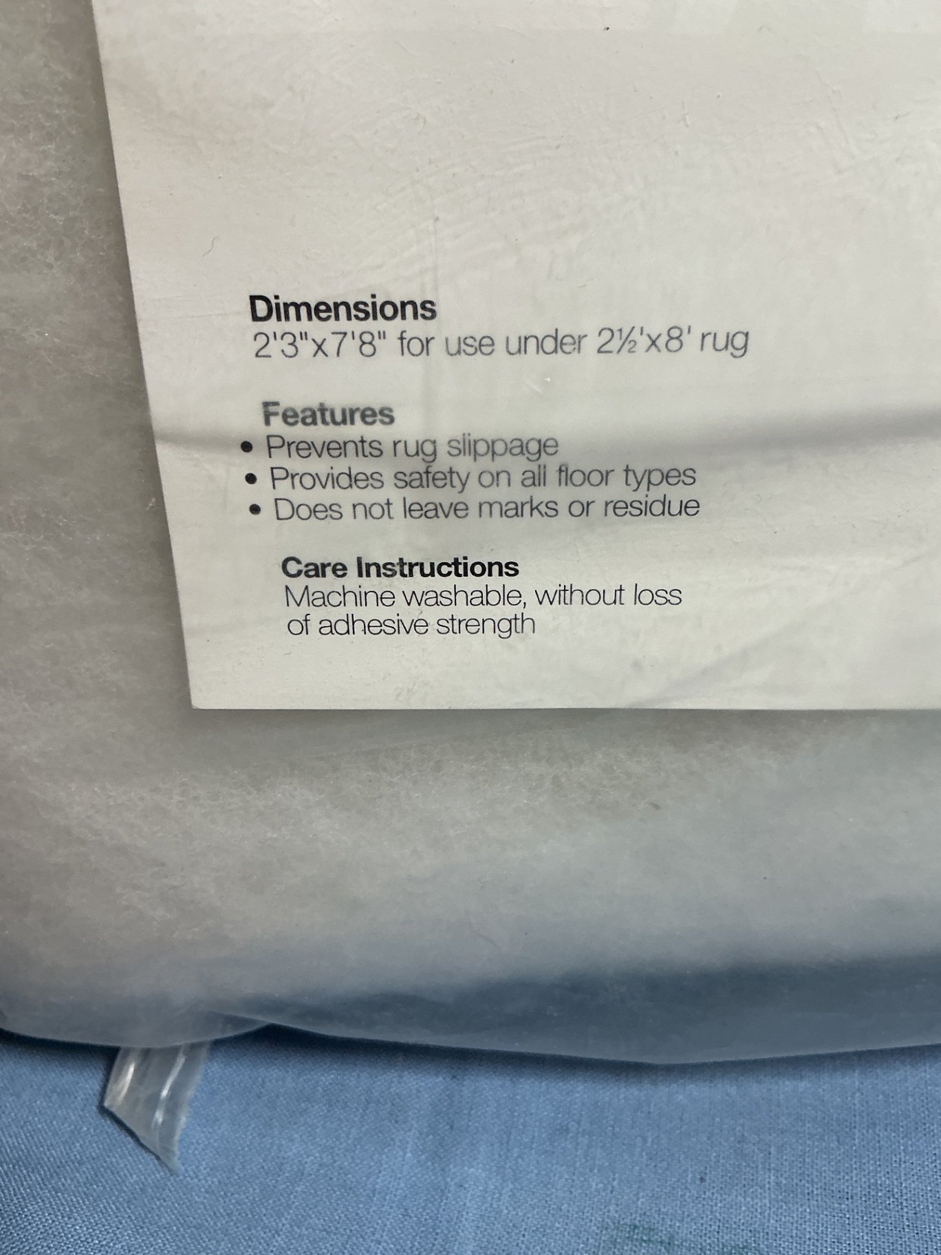 Insulated curtains, rug underlay, and pillow forms - image 3 of 4