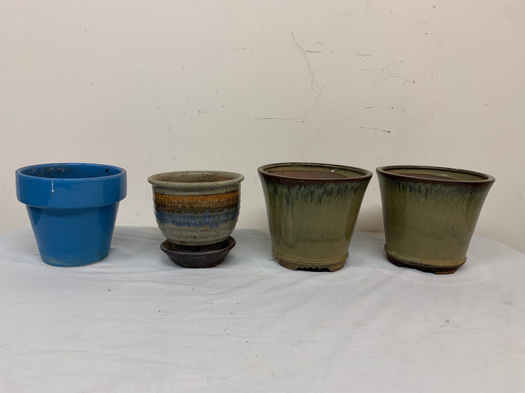 Painted or Glazed Ceramic Pots - image 3 of 4