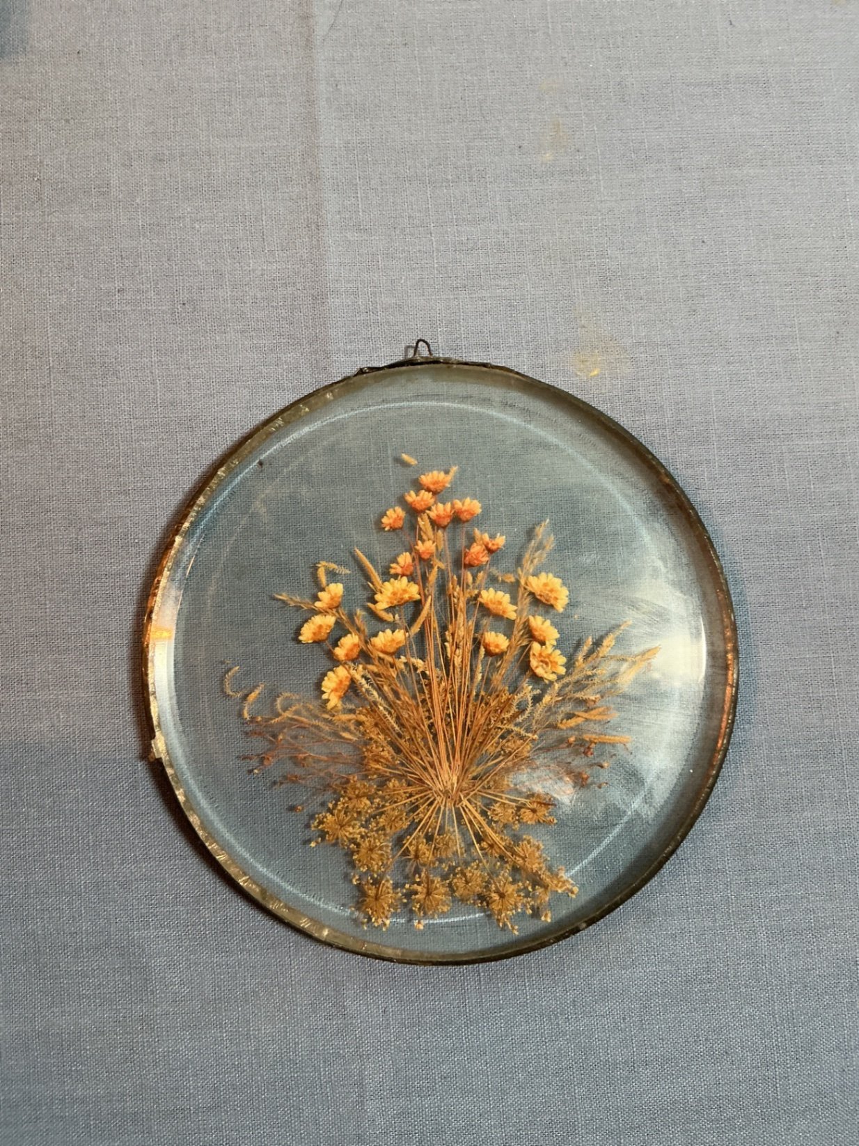 Framed Cross-Stitch and Pressed-Flower Wall Art - image 5 of 6