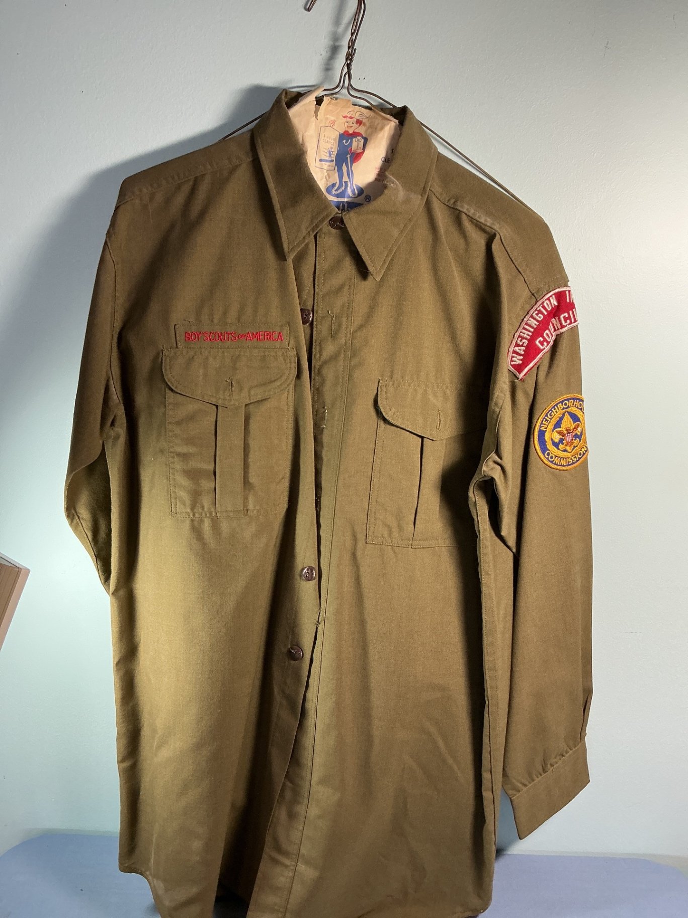 Men’s Vintage Pendleton, Camel Hair Jacket, Trench coat, Boy Scout uniform - image 9 of 10