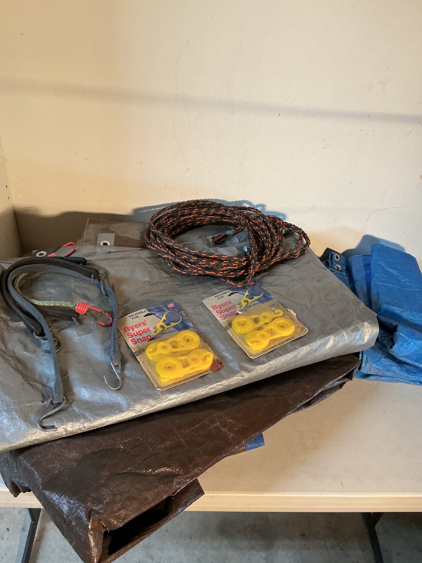Tarps, rope, and tarp fasteners - image 1 of 3