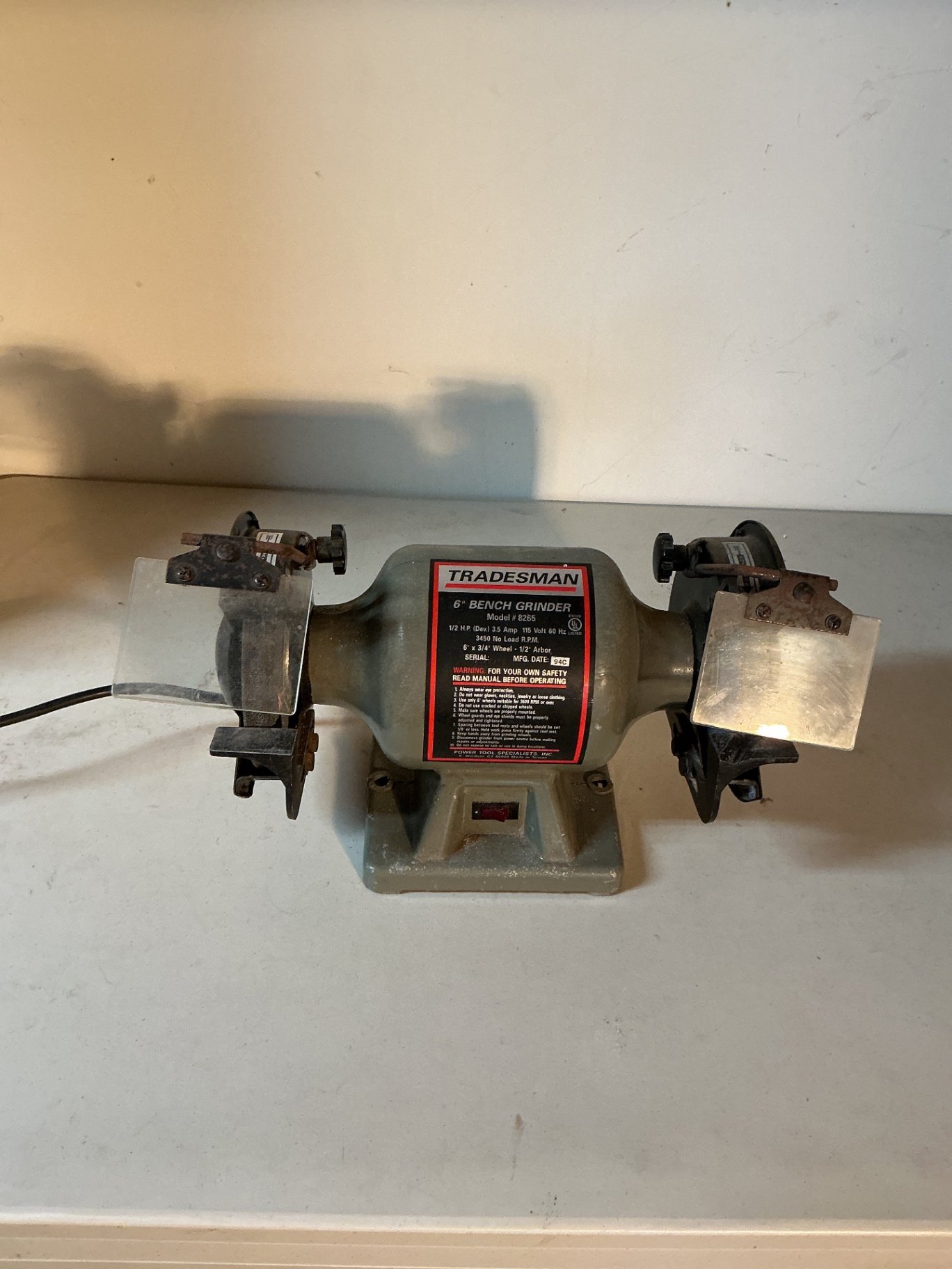 Tradesman 6-inch bench grinder - image 1 of 3