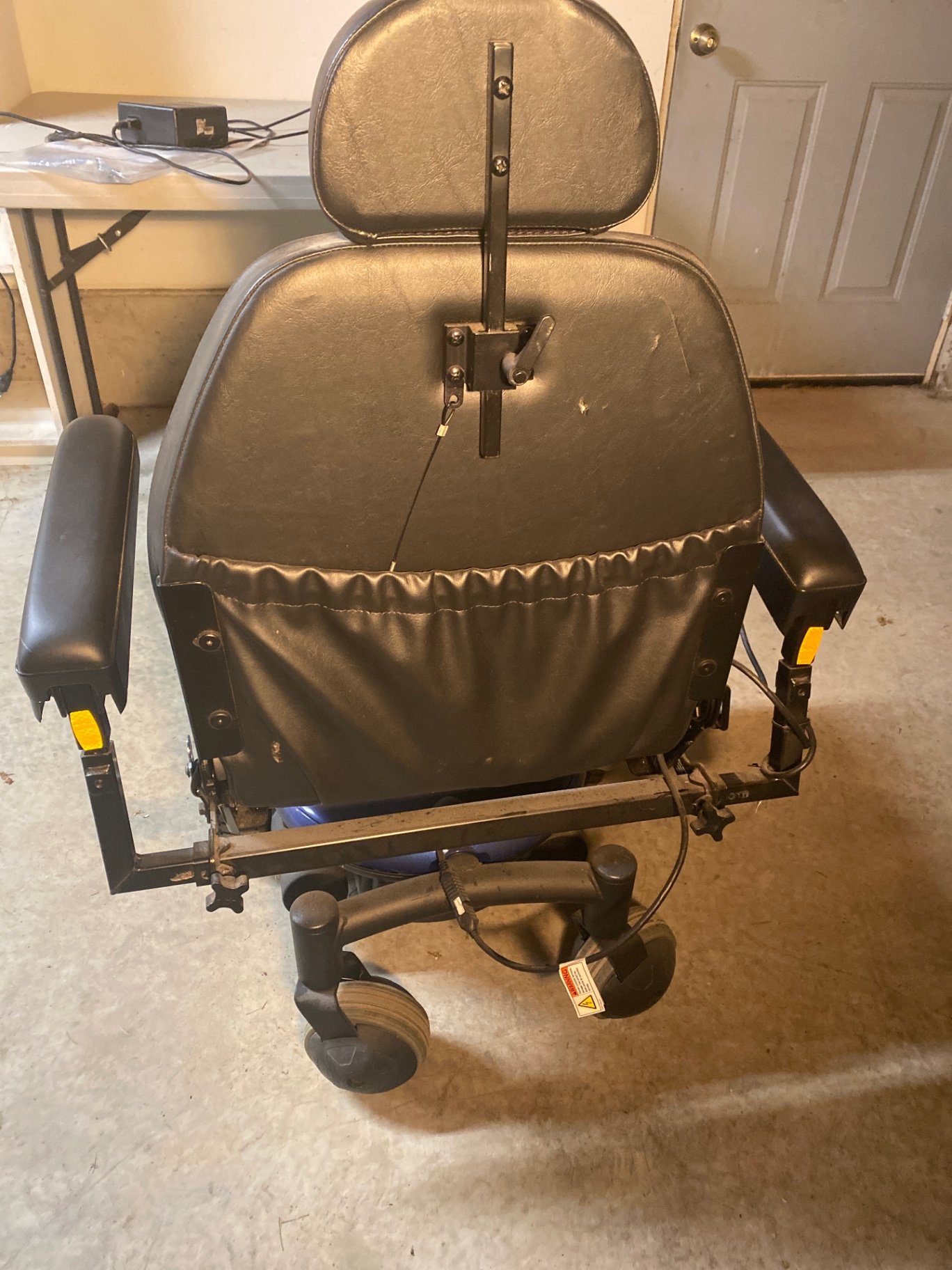 Electric wheelchair with joystick control - image 3 of 5