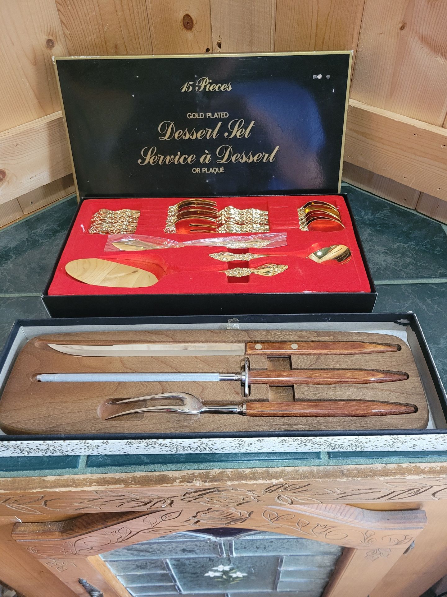 Vintage Cutlery And Desert Set. - image 1 of 6