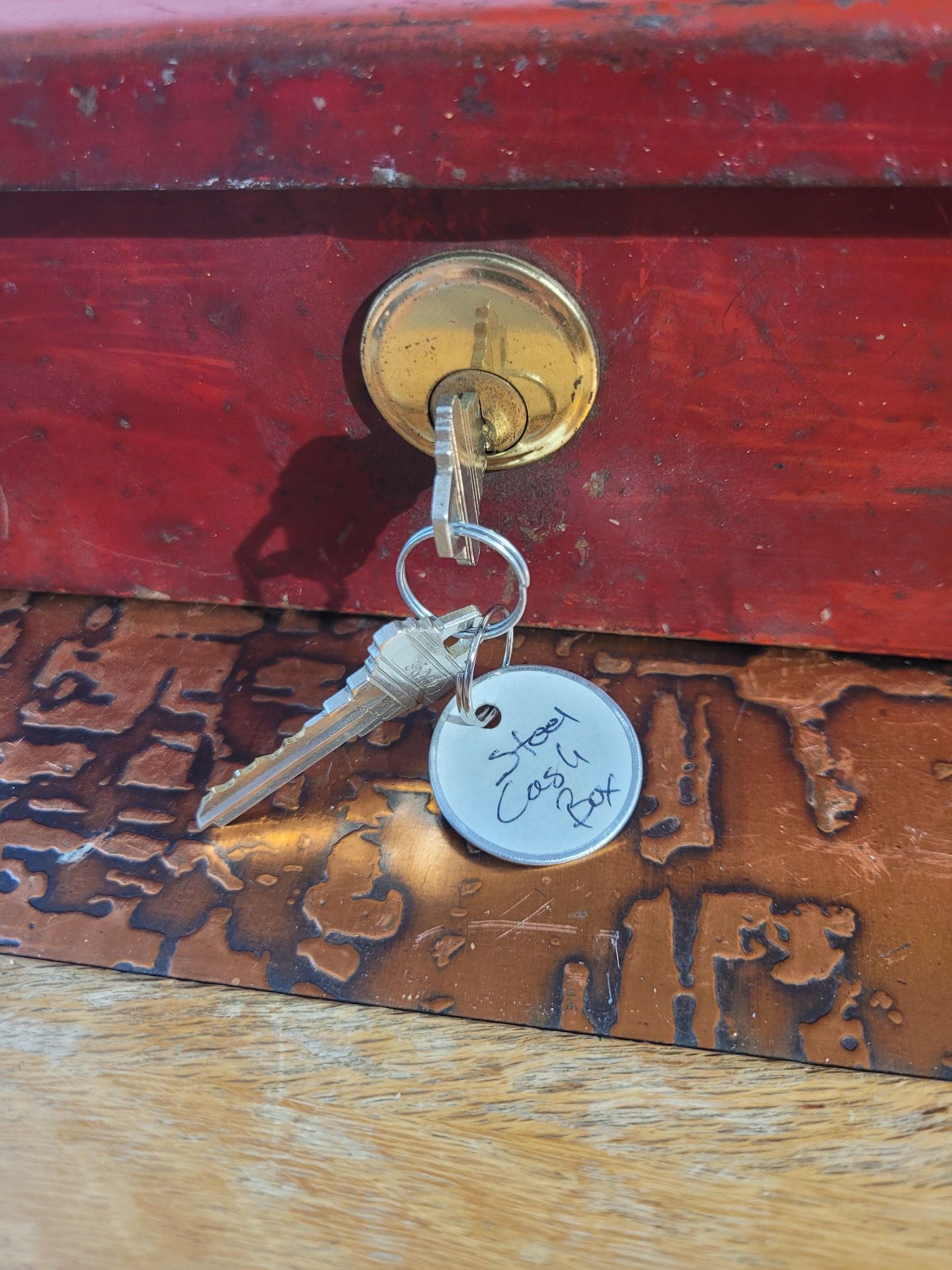 Antique Steel Cash Drawer - image 5 of 7