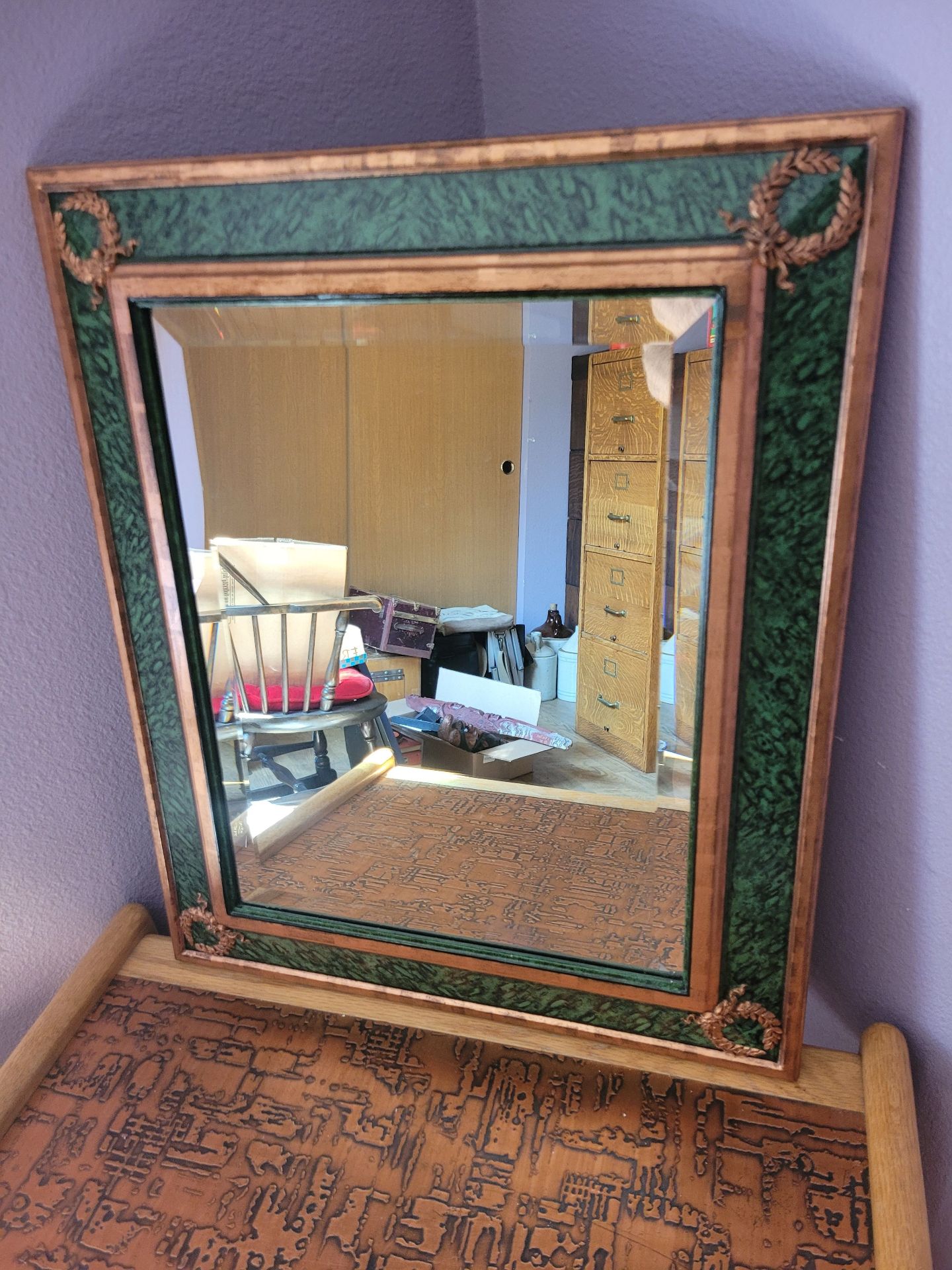 Four Handpainted Mirrors - image 6 of 11