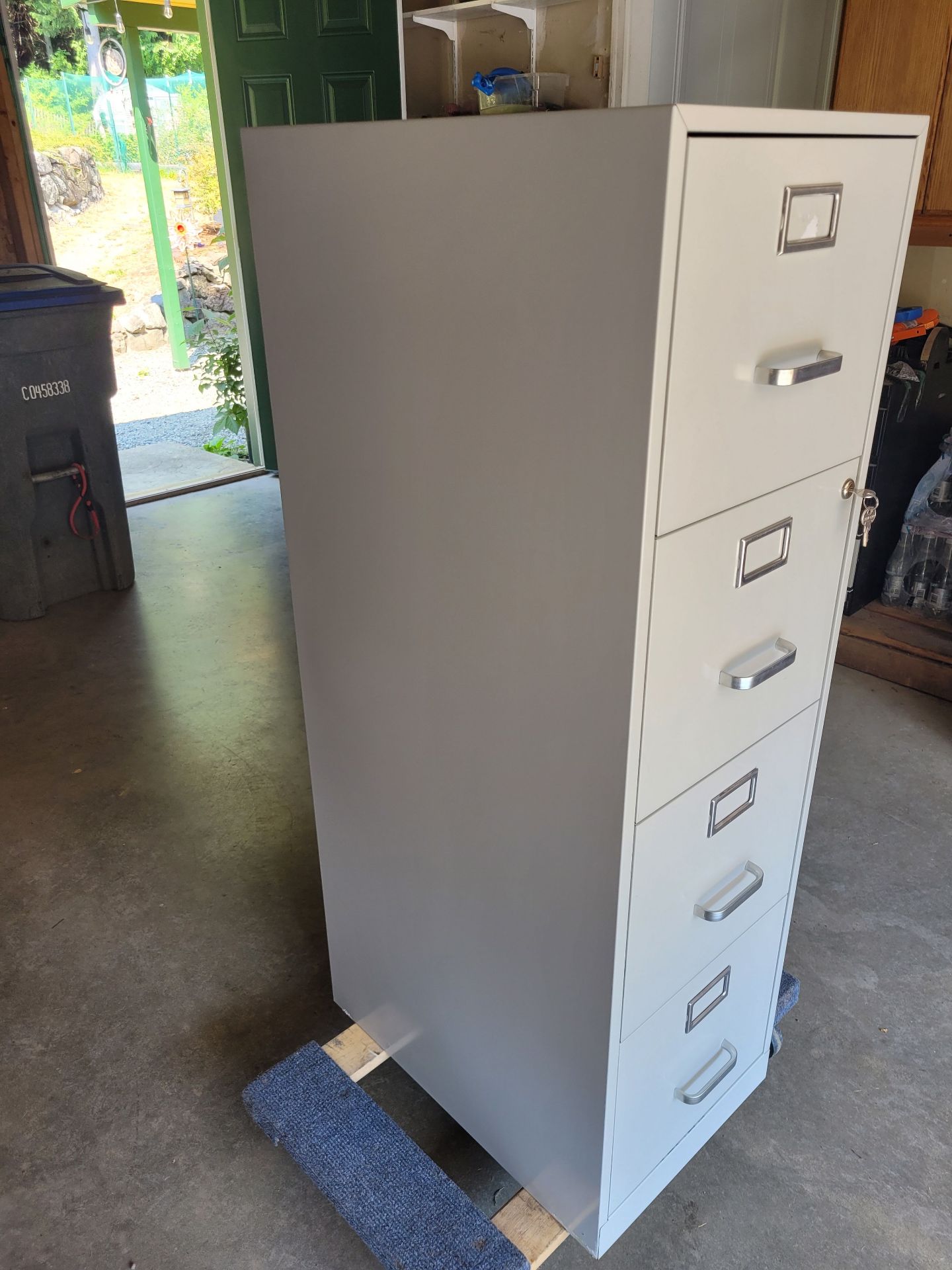Metal File Cabinet With Keys - image 2 of 10