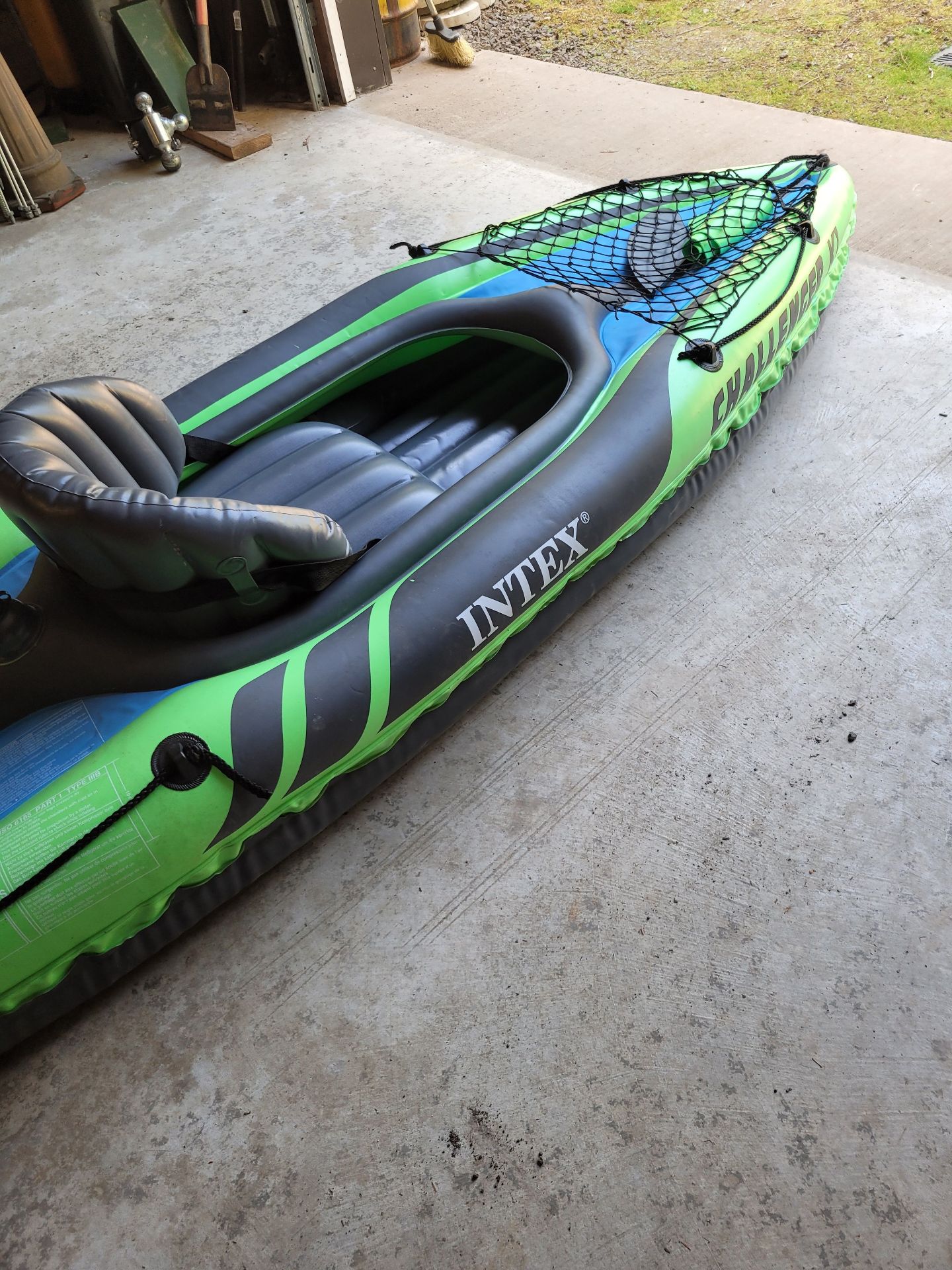 Entex Challenger K1 Inflatable Kayak - image 6 of 8