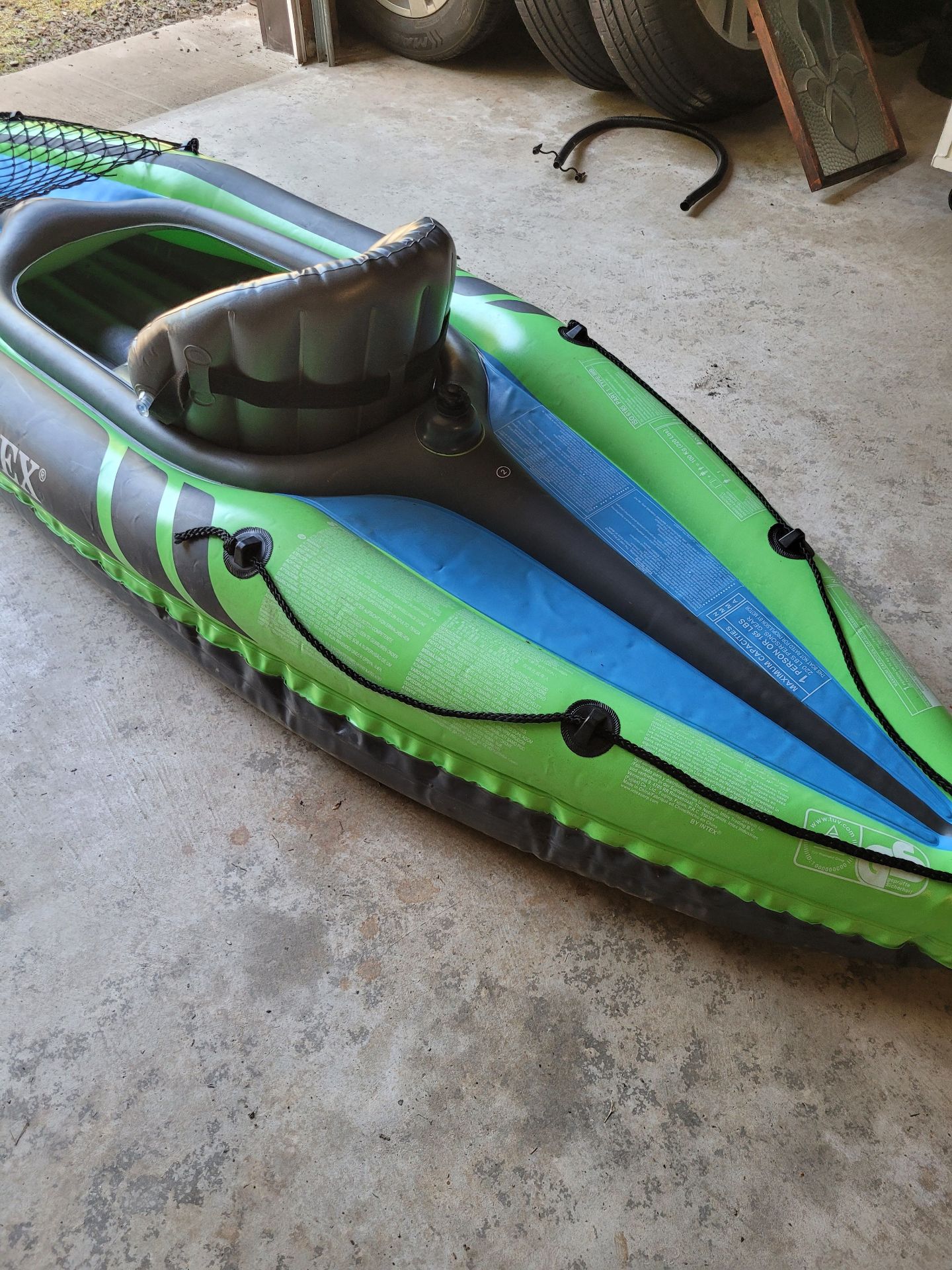 Entex Challenger K1 Inflatable Kayak - image 4 of 8
