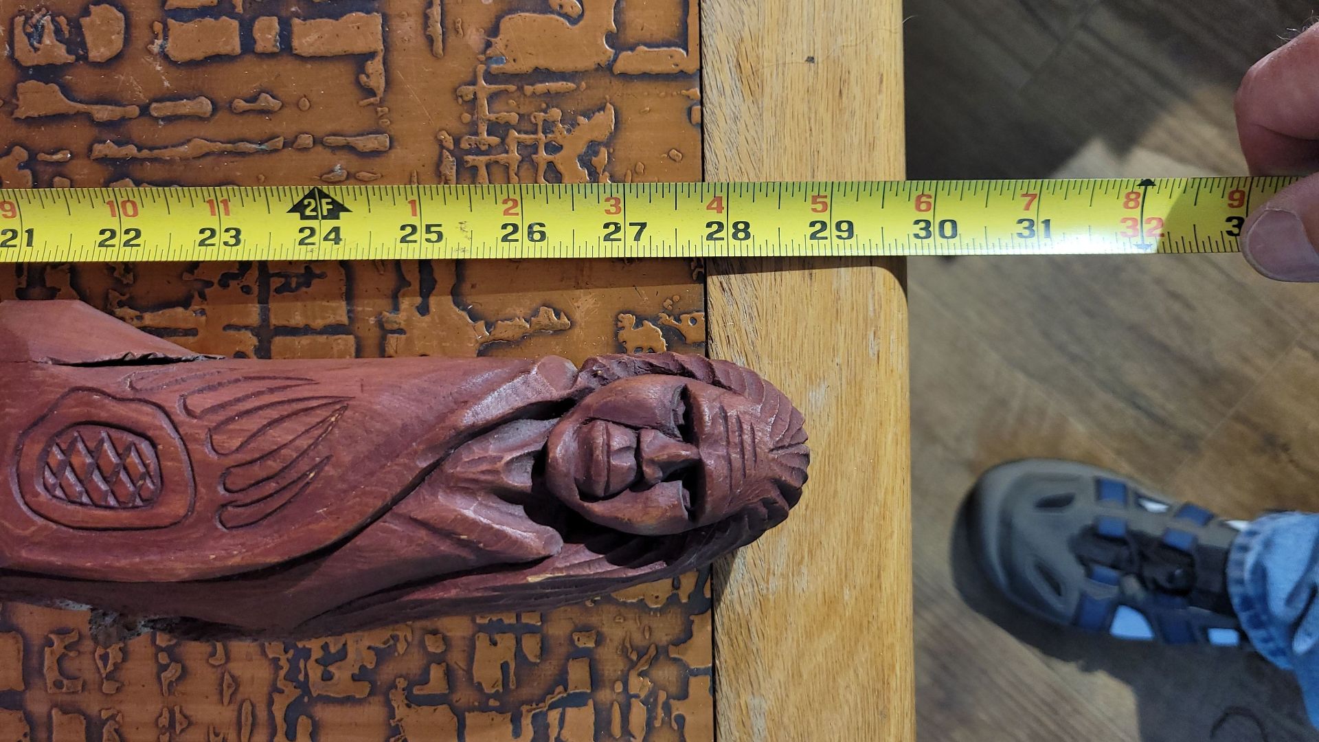Awesome Native Carved Cedar - image 10 of 10