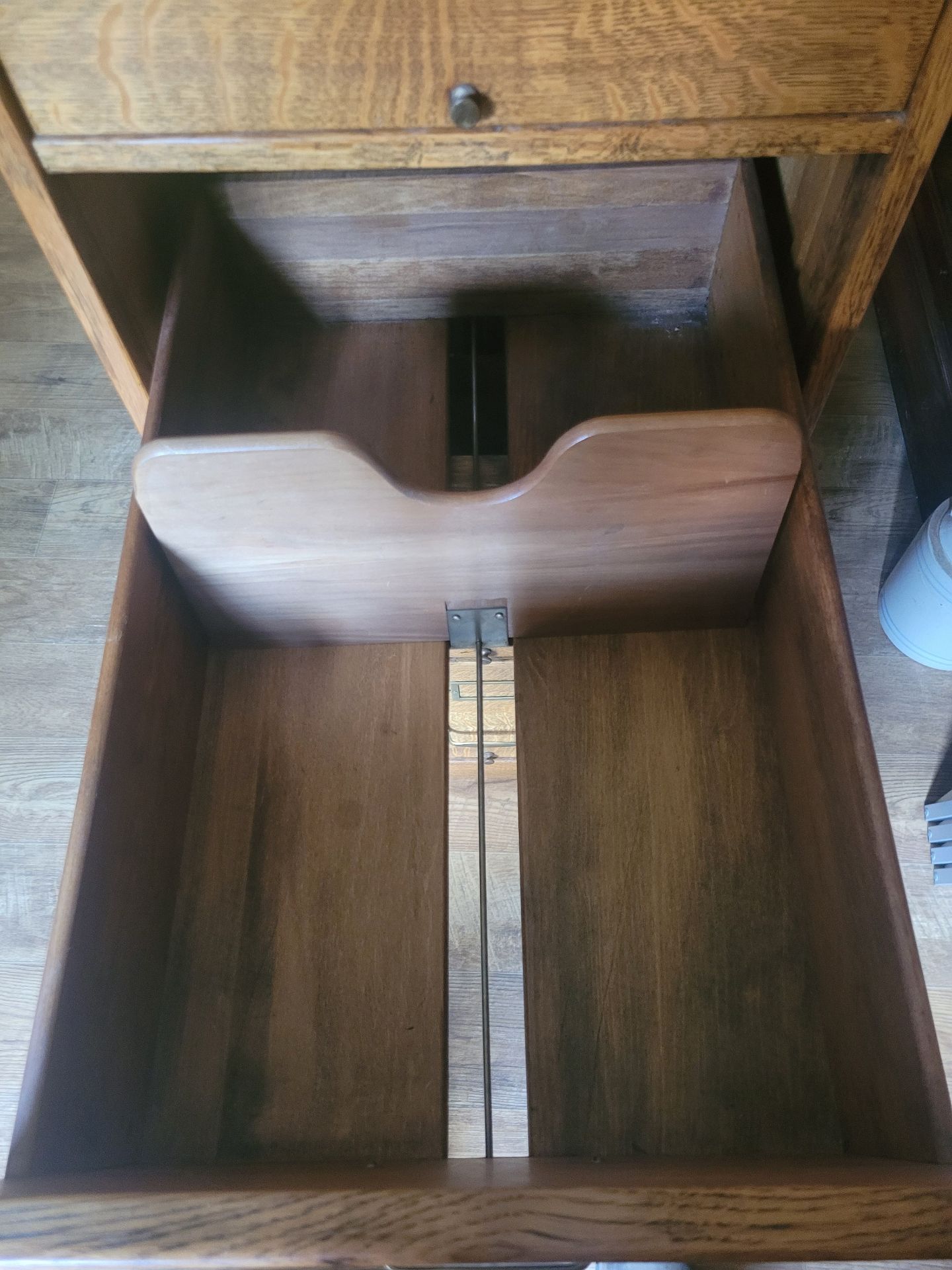 Antique Wooden File Cabinet - image 9 of 12