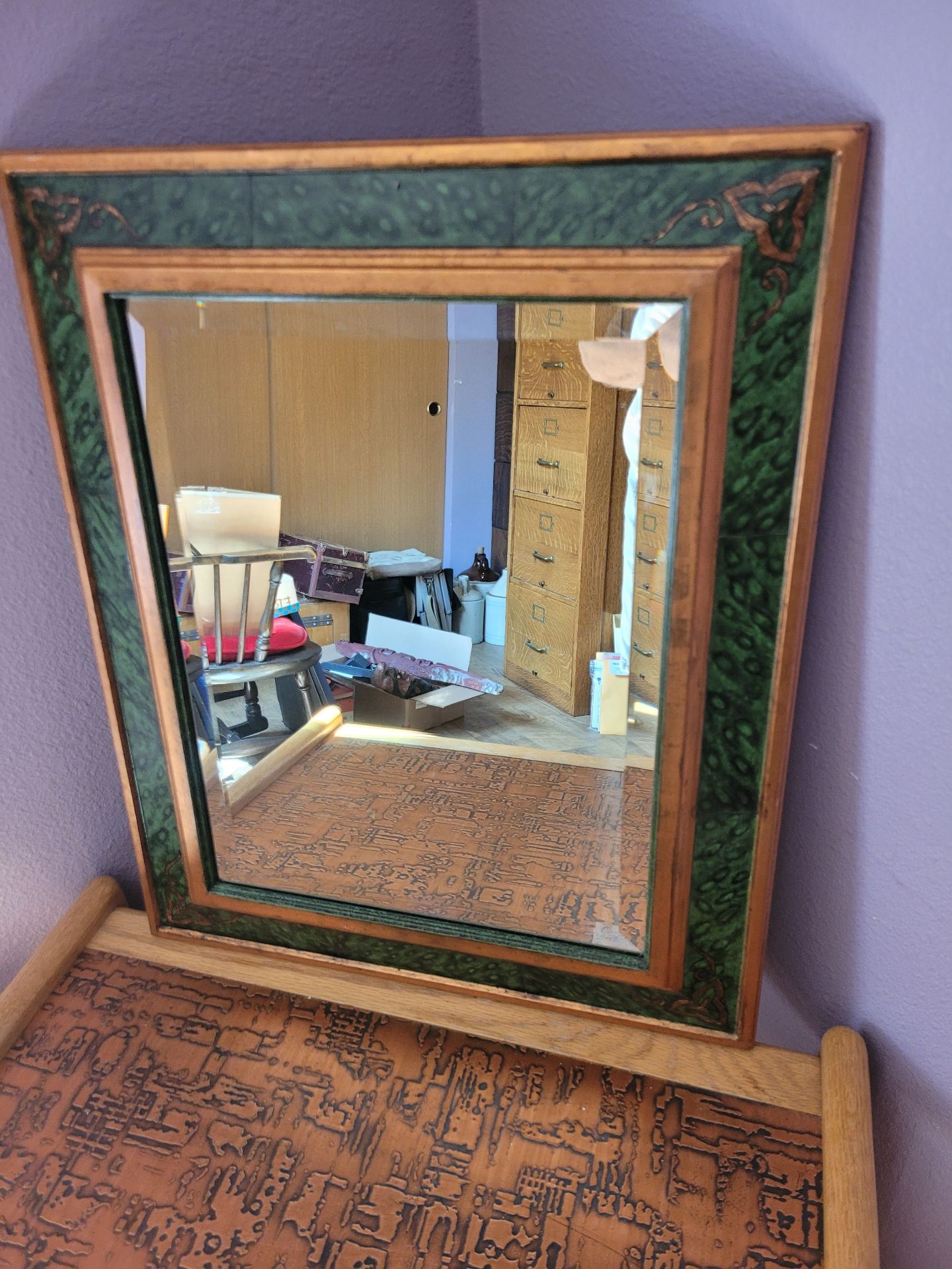 Four Handpainted Mirrors - image 2 of 11