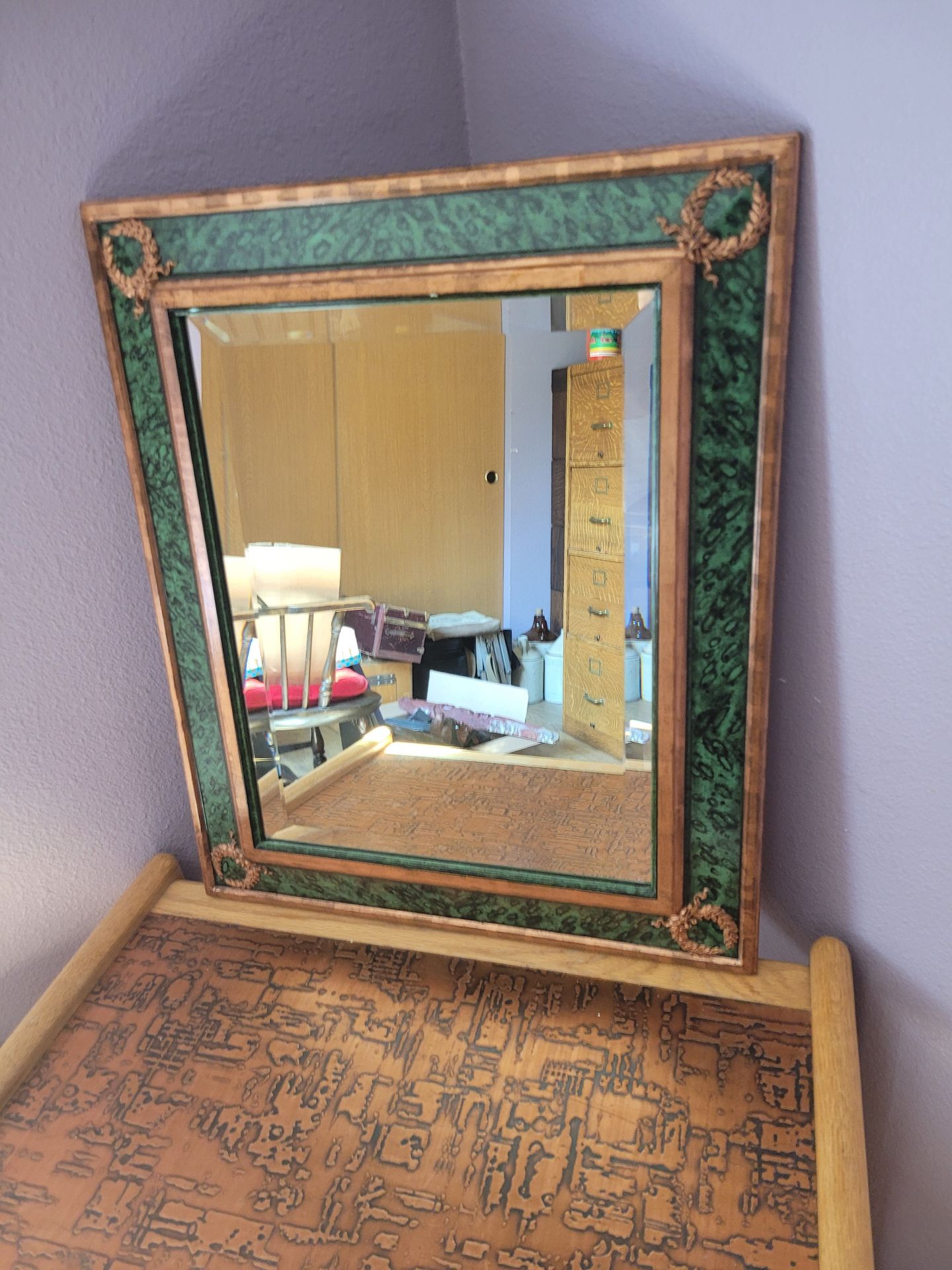 Four Handpainted Mirrors - image 4 of 11