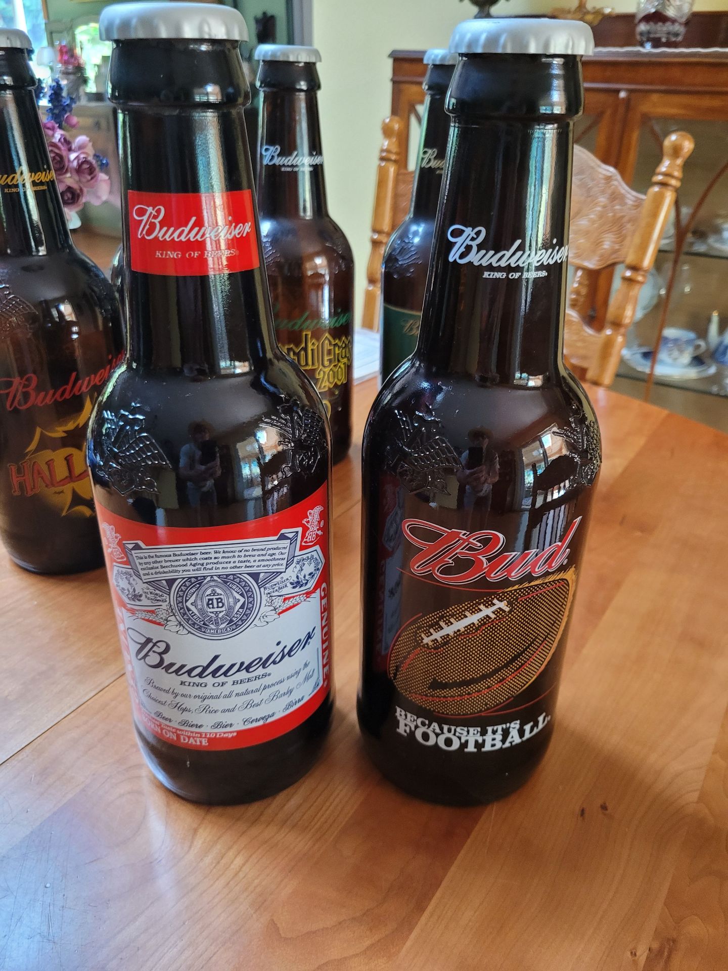 Budweiser Promotional 64 Oz. Beer Bottles. - image 4 of 9