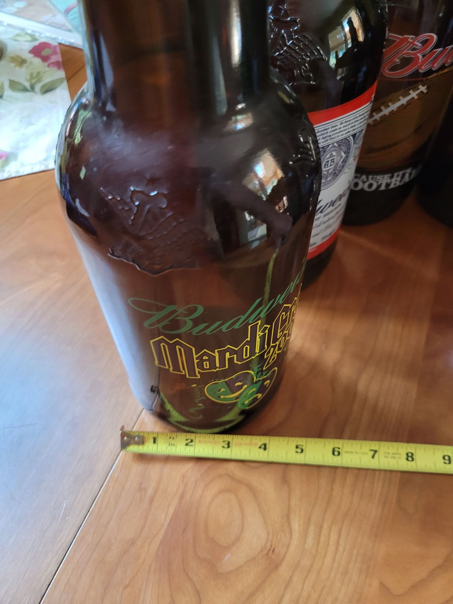 Budweiser Promotional 64 Oz. Beer Bottles. - image 3 of 9