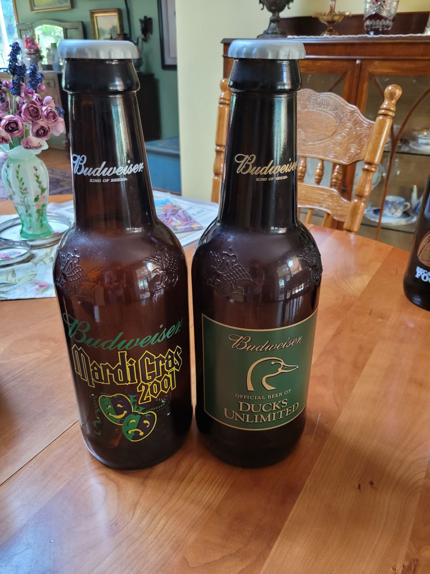 Budweiser Promotional 64 Oz. Beer Bottles. - image 8 of 9