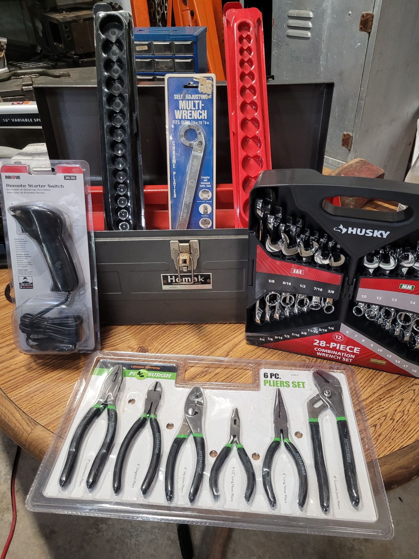 Homack Tool Box With Tools - image 1 of 8