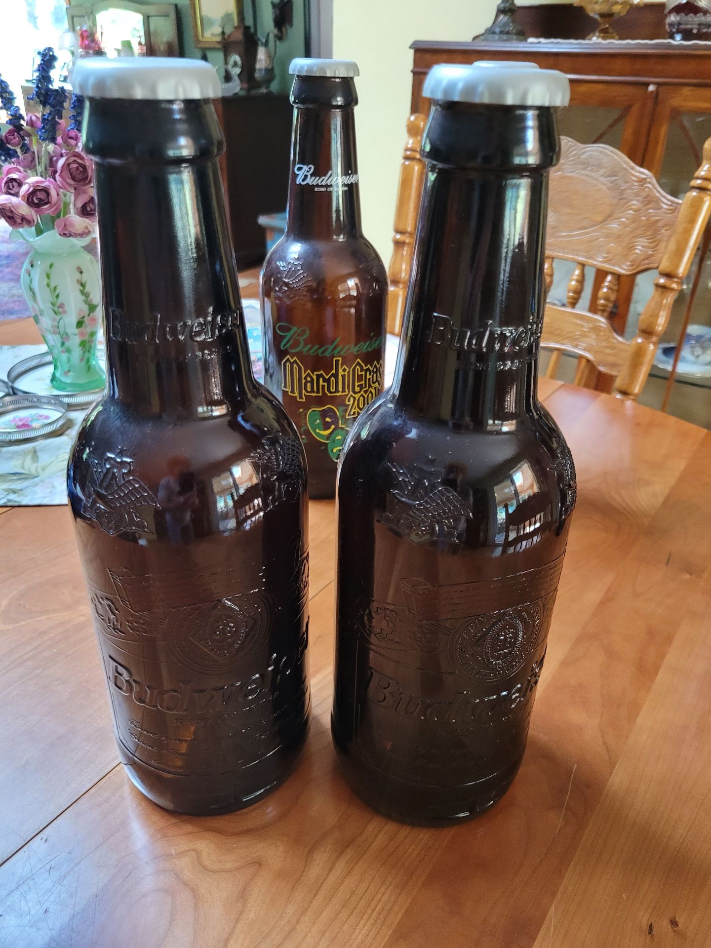 Budweiser Promotional 64 Oz. Beer Bottles. - image 7 of 9