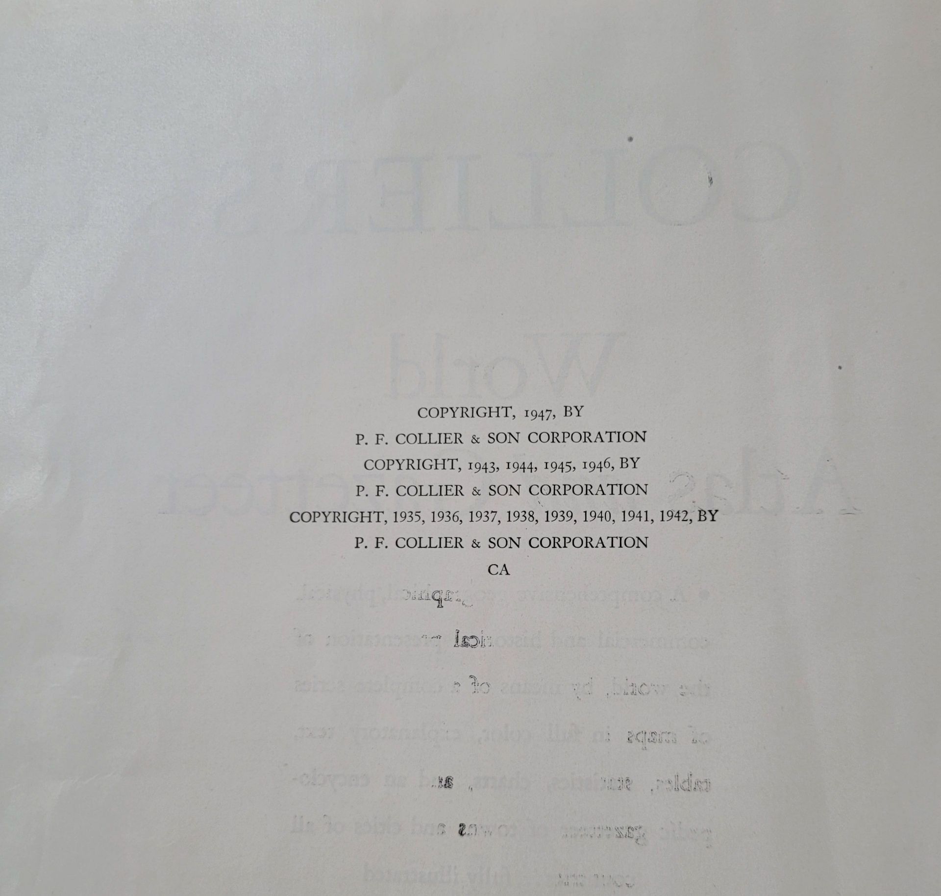 Colliers World Atlas Books. - image 6 of 8