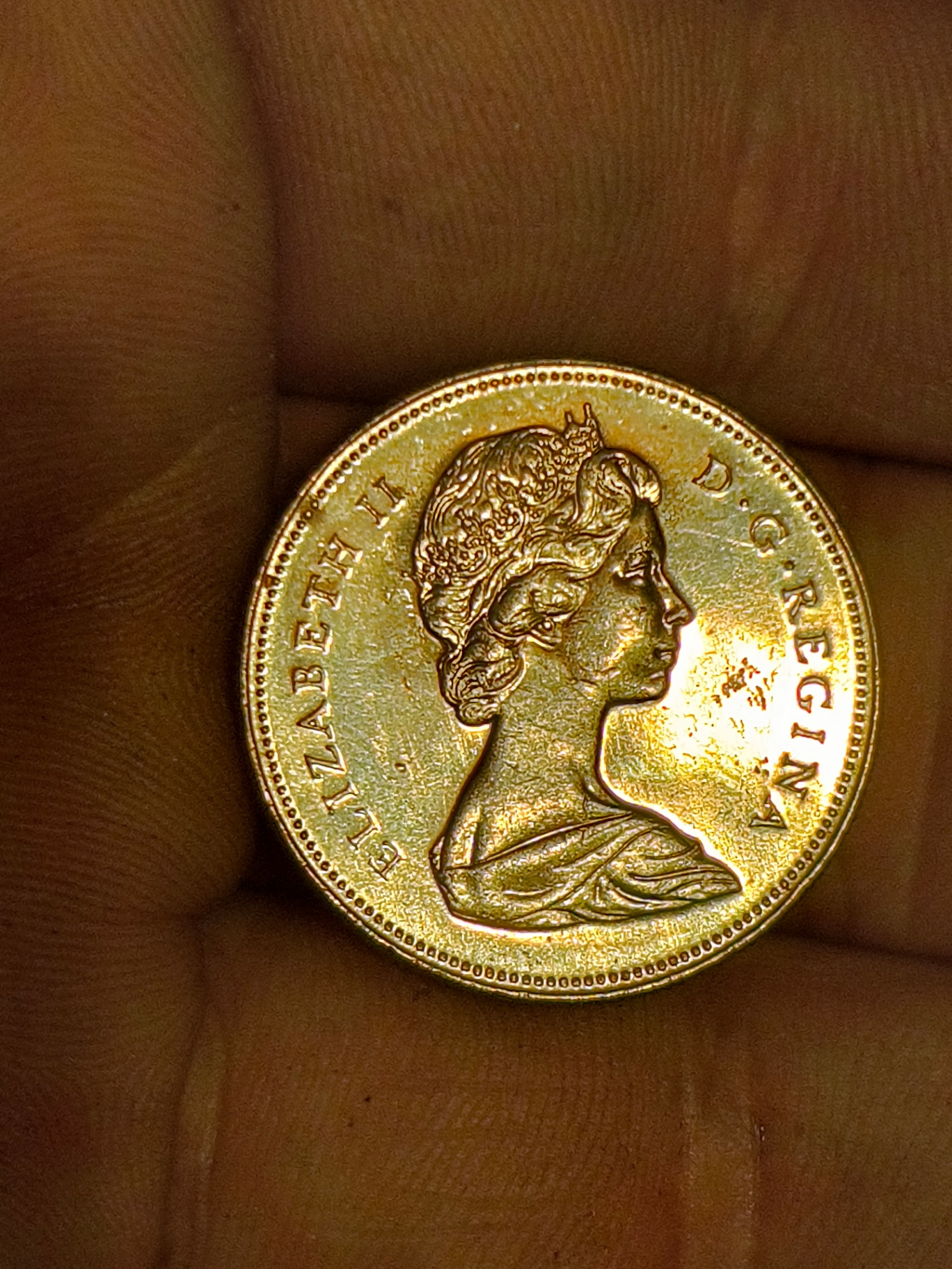 Canadian 50-Cent Coin (1968) - image 2 of 2