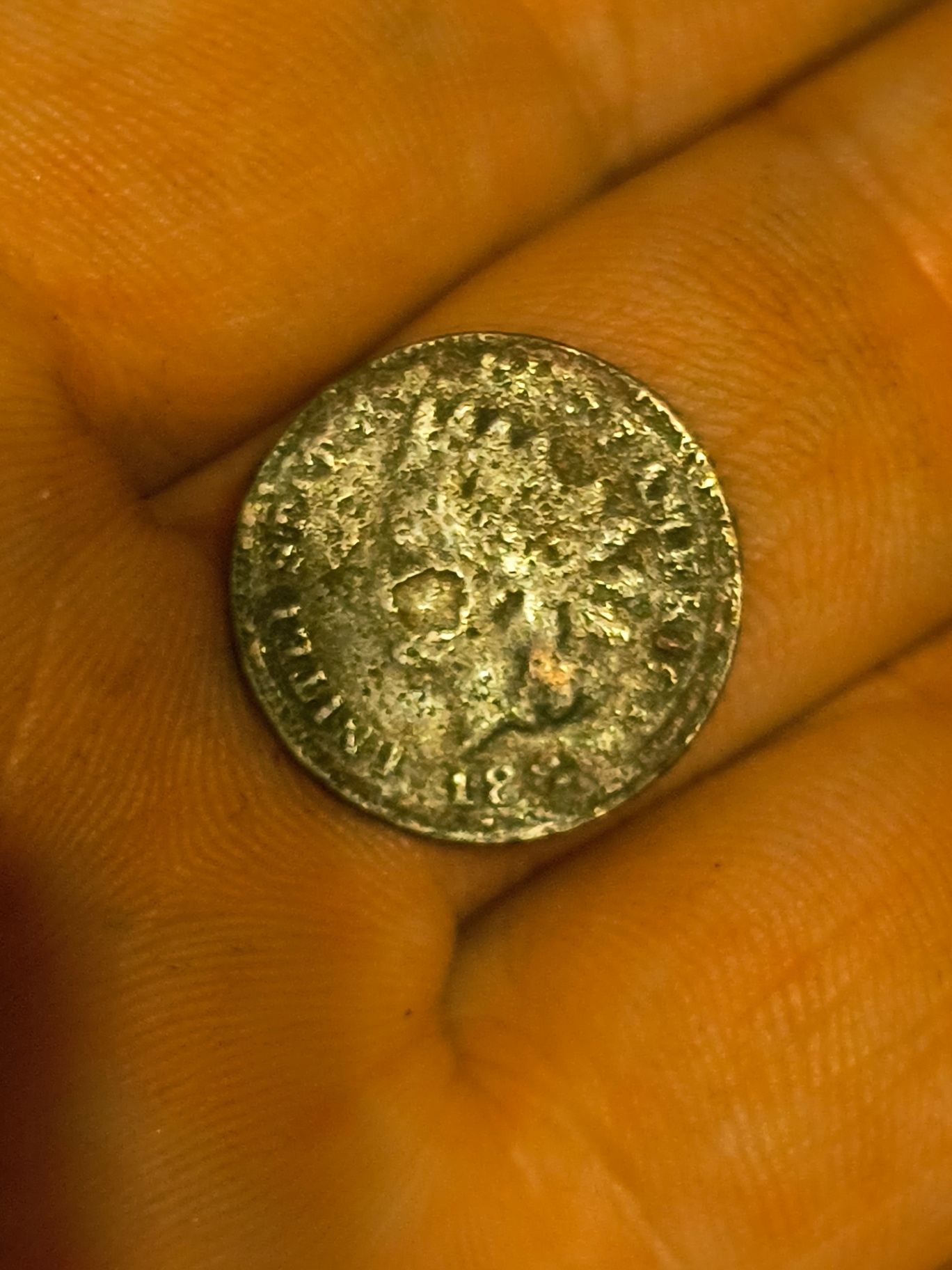 US indian Head Cent coin - image 2 of 2