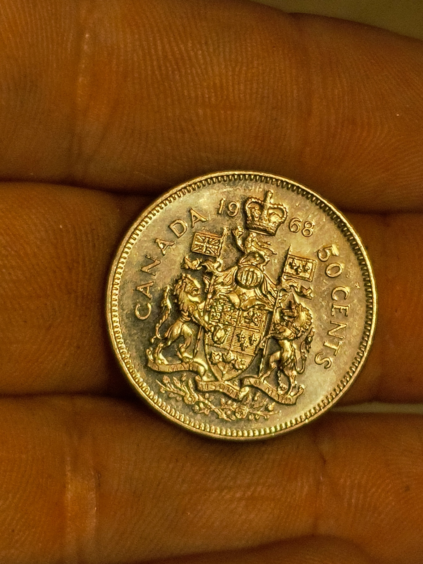 Canadian 50-Cent Coin (1968) - image 1 of 2