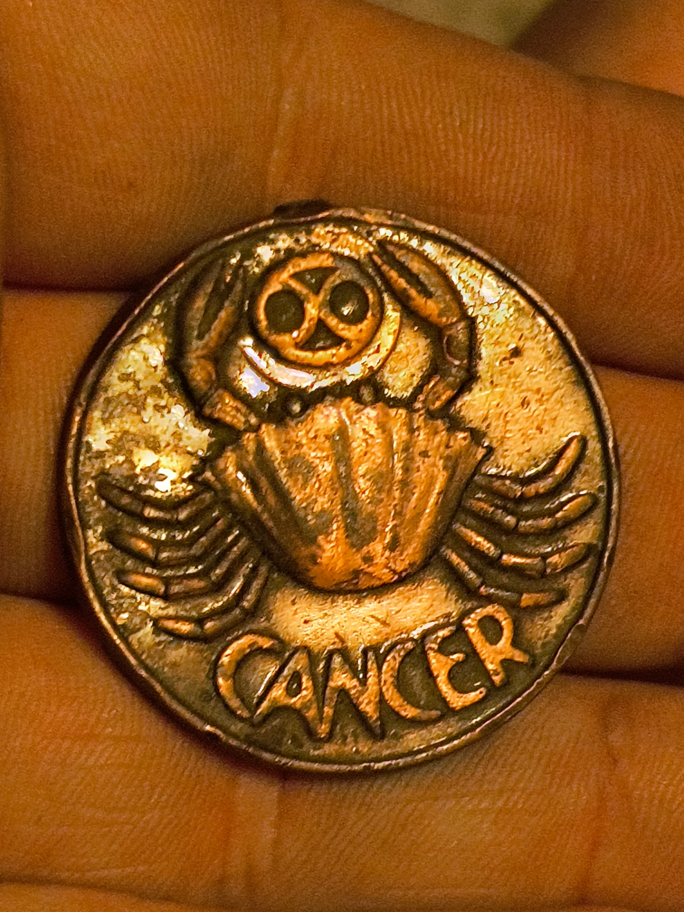 Cancer Zodiac Coin Medallions - image 2 of 2