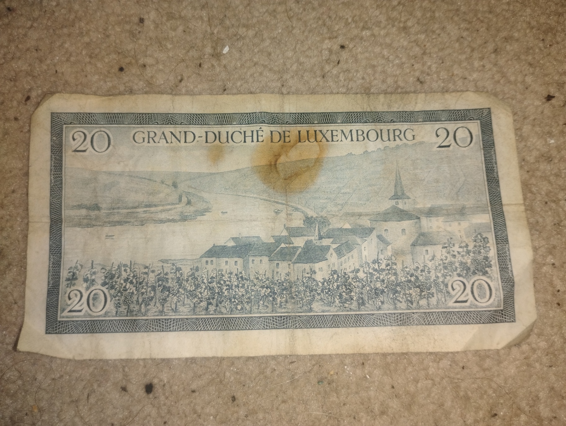 Luxembourg 20 Franc Banknotes - image 2 of 2