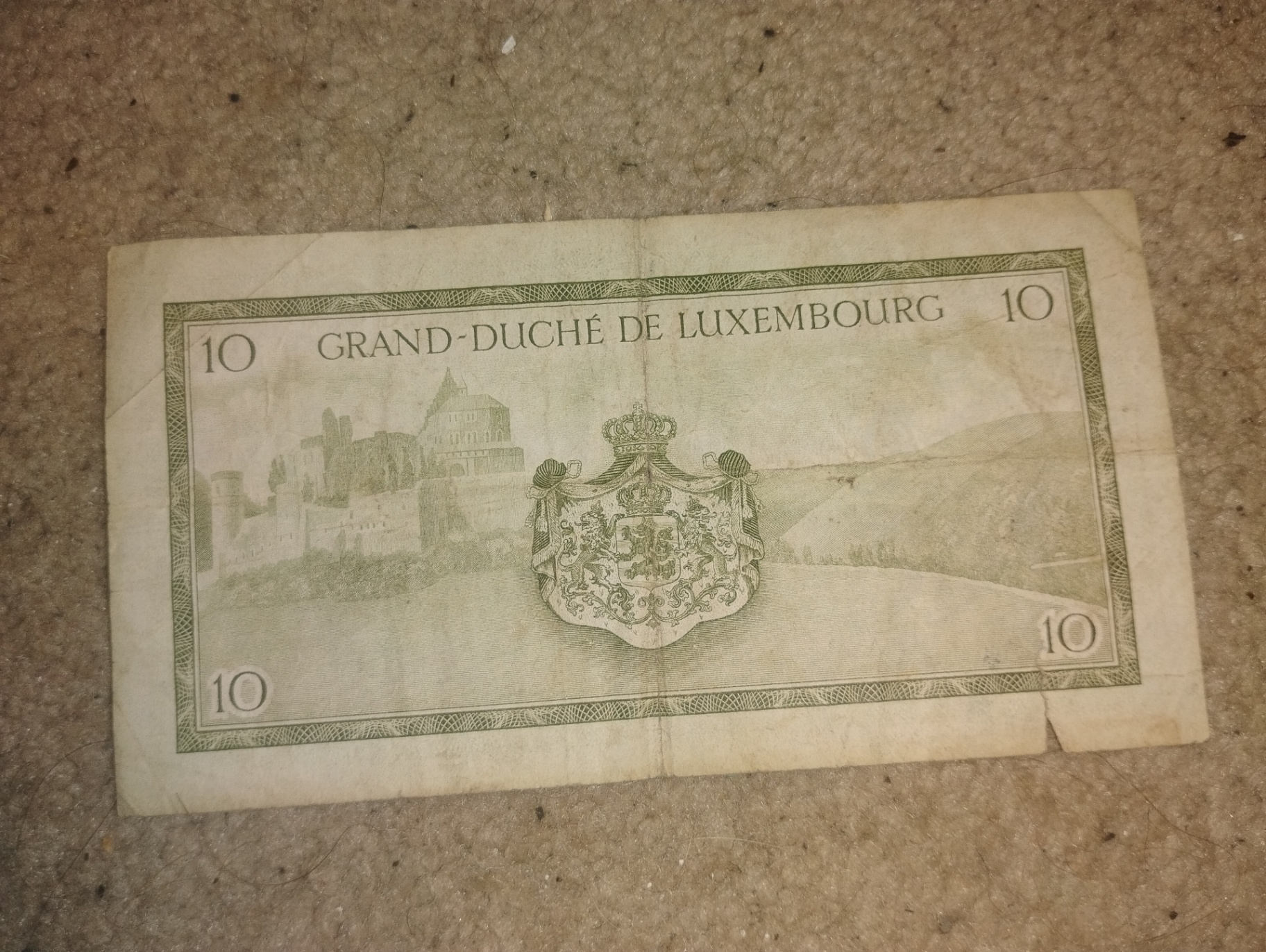 Luxembourg 10 Franc Banknotes (Two) - image 2 of 2
