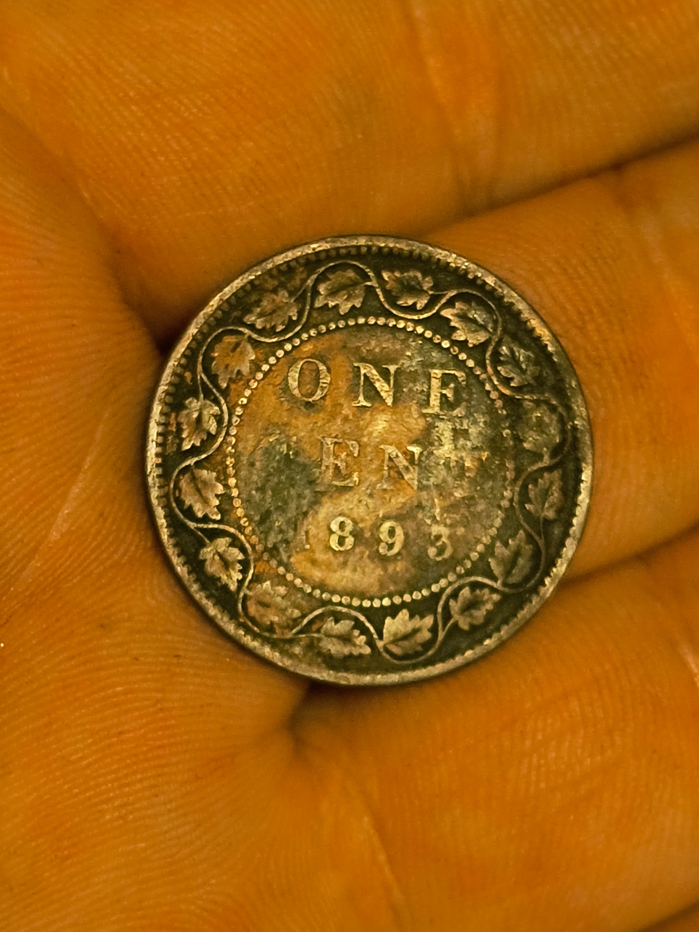 Canadian one-cent coins 1892 - image 1 of 2