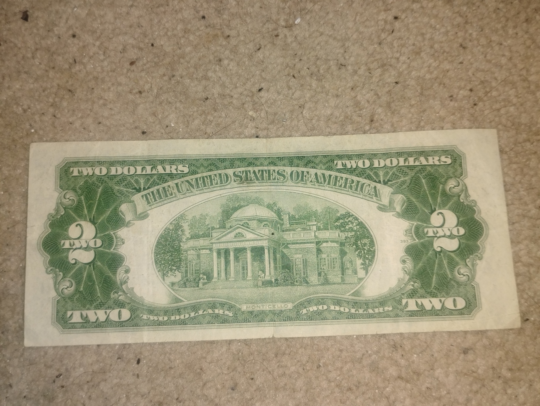 Two United States two-dollar banknotes - image 1 of 2