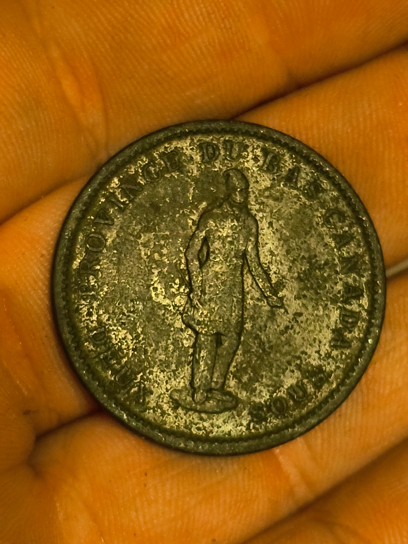 1837 bank token Montreal Canadien  - image 2 of 2