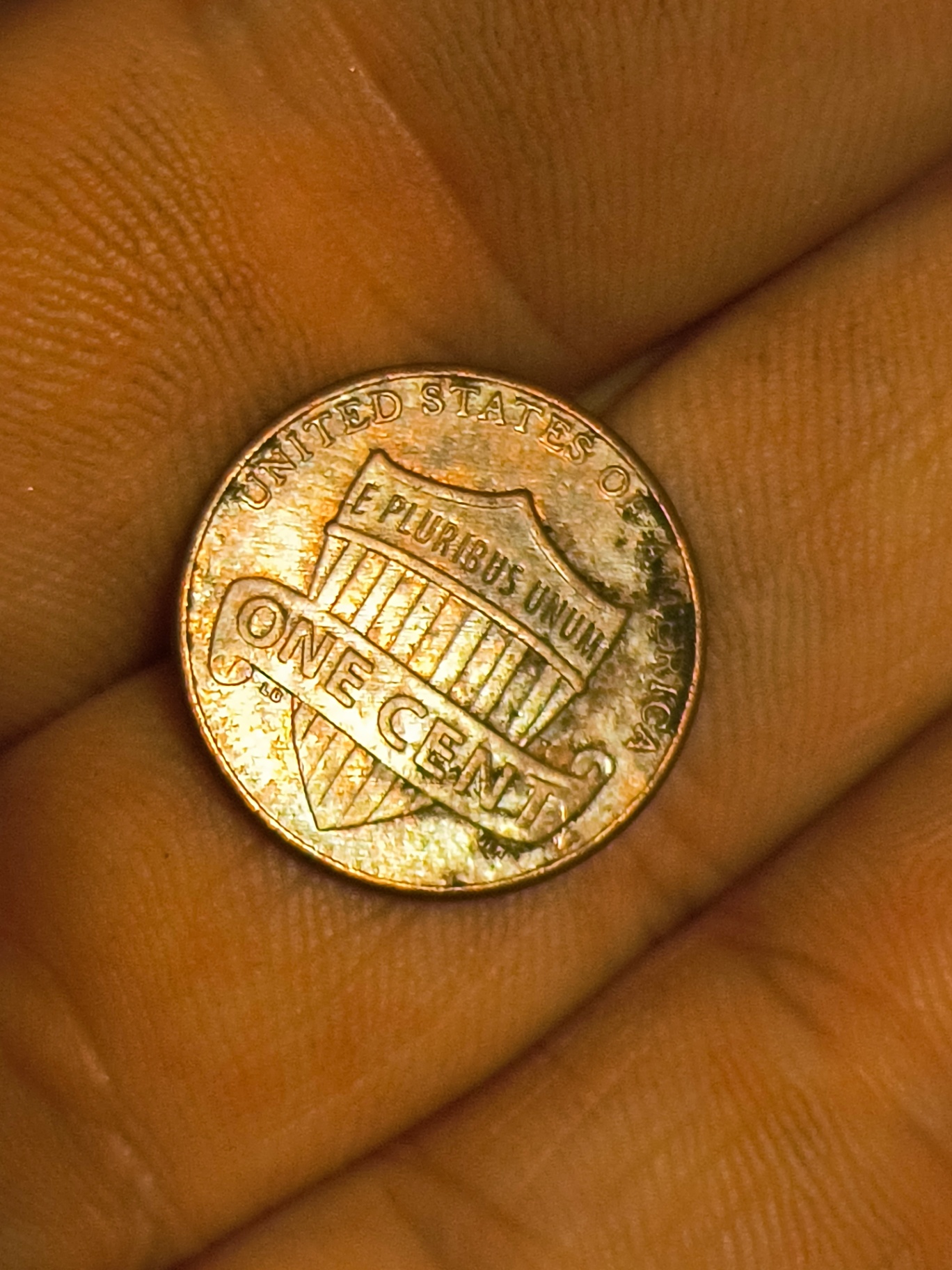 United States pennies (one-cent coins) - image 1 of 2