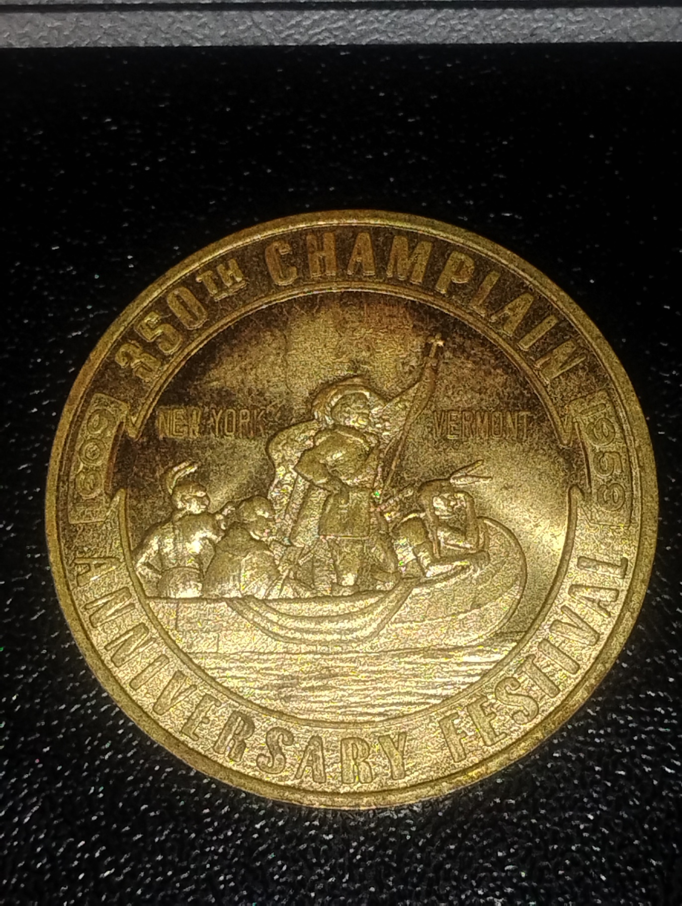 brass souvenir/commemorative tokens - image 2 of 2