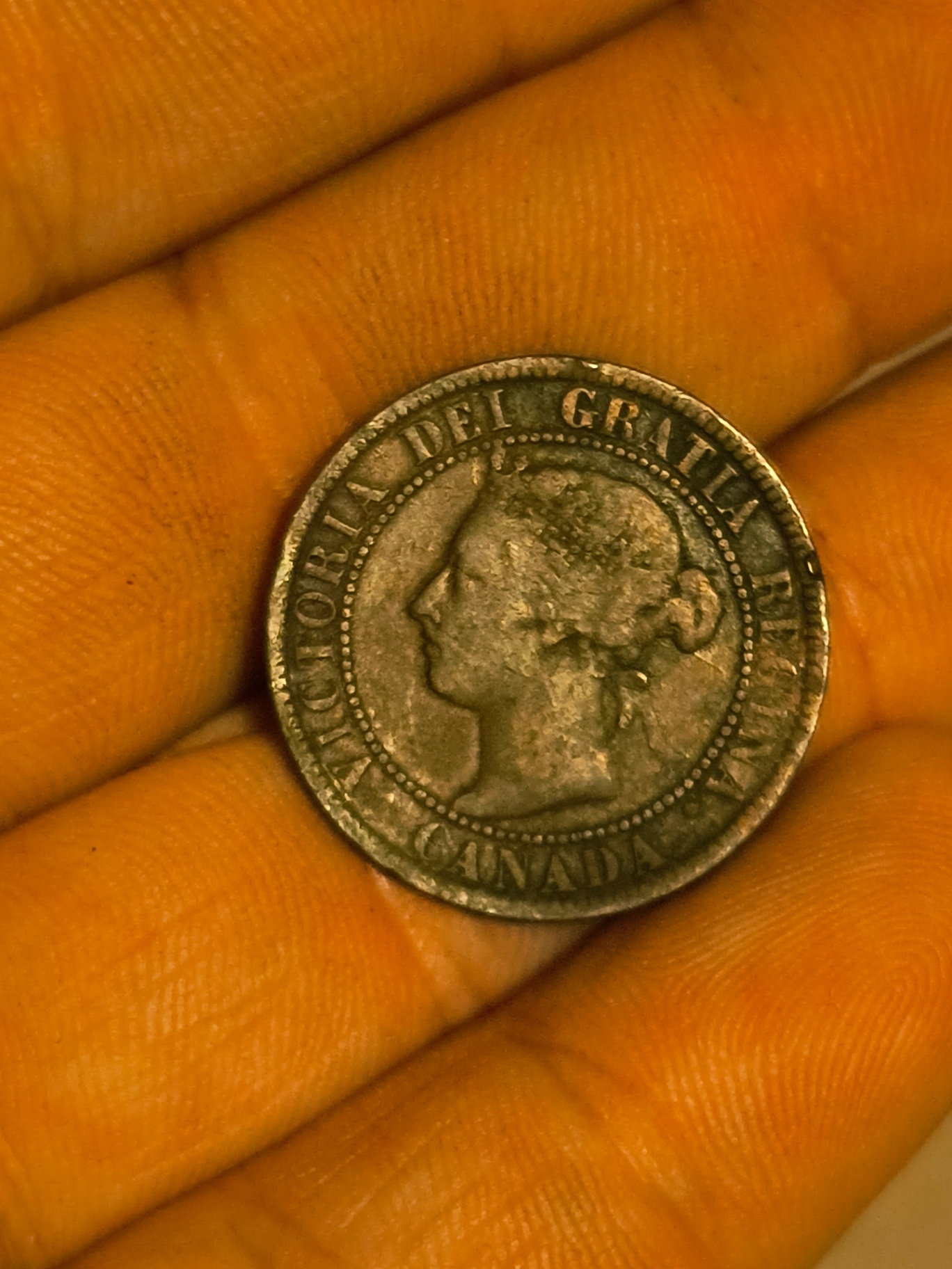 Canadian one-cent coins 1892 - image 2 of 2