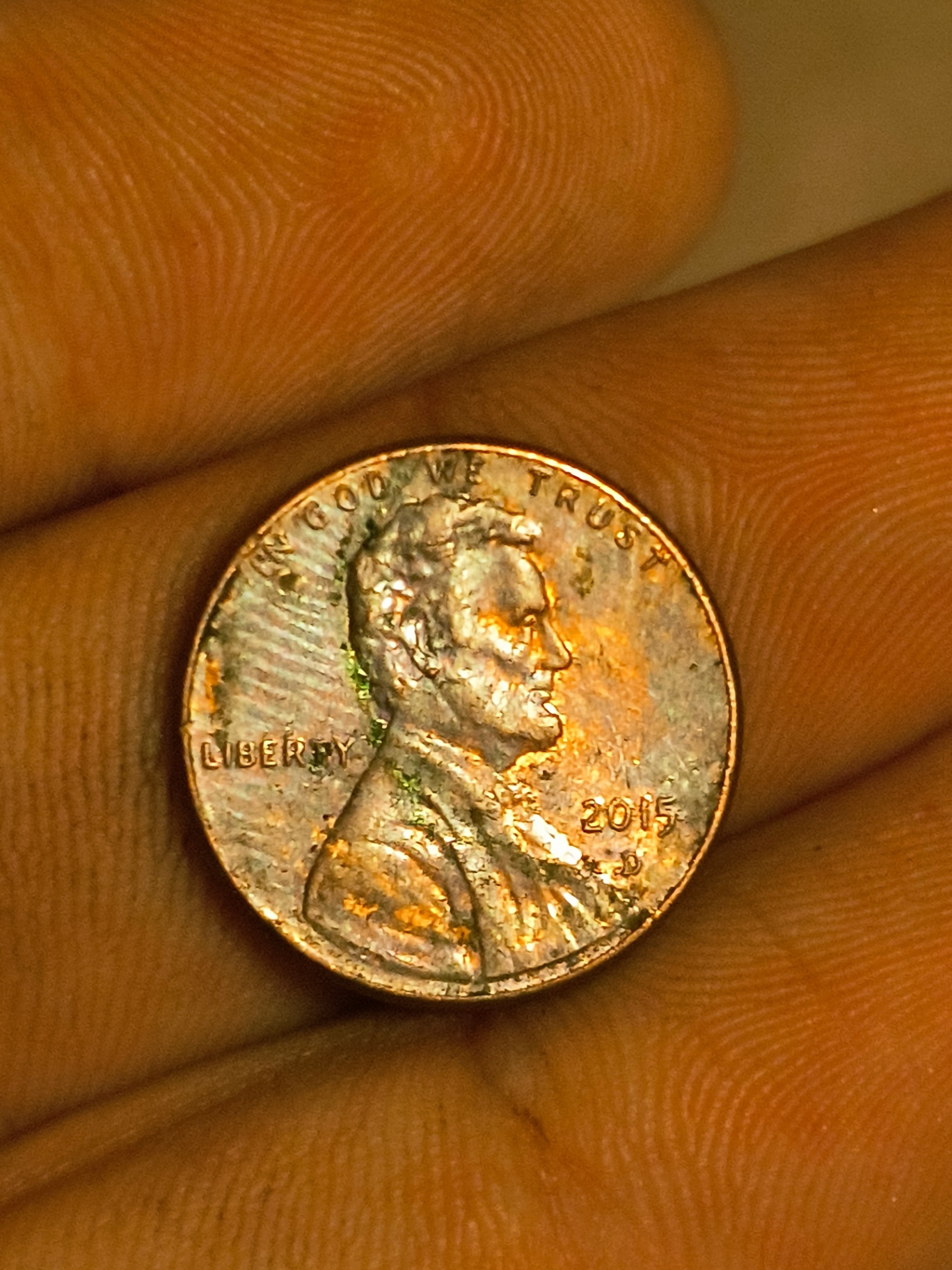 United States pennies (one-cent coins) - image 2 of 2