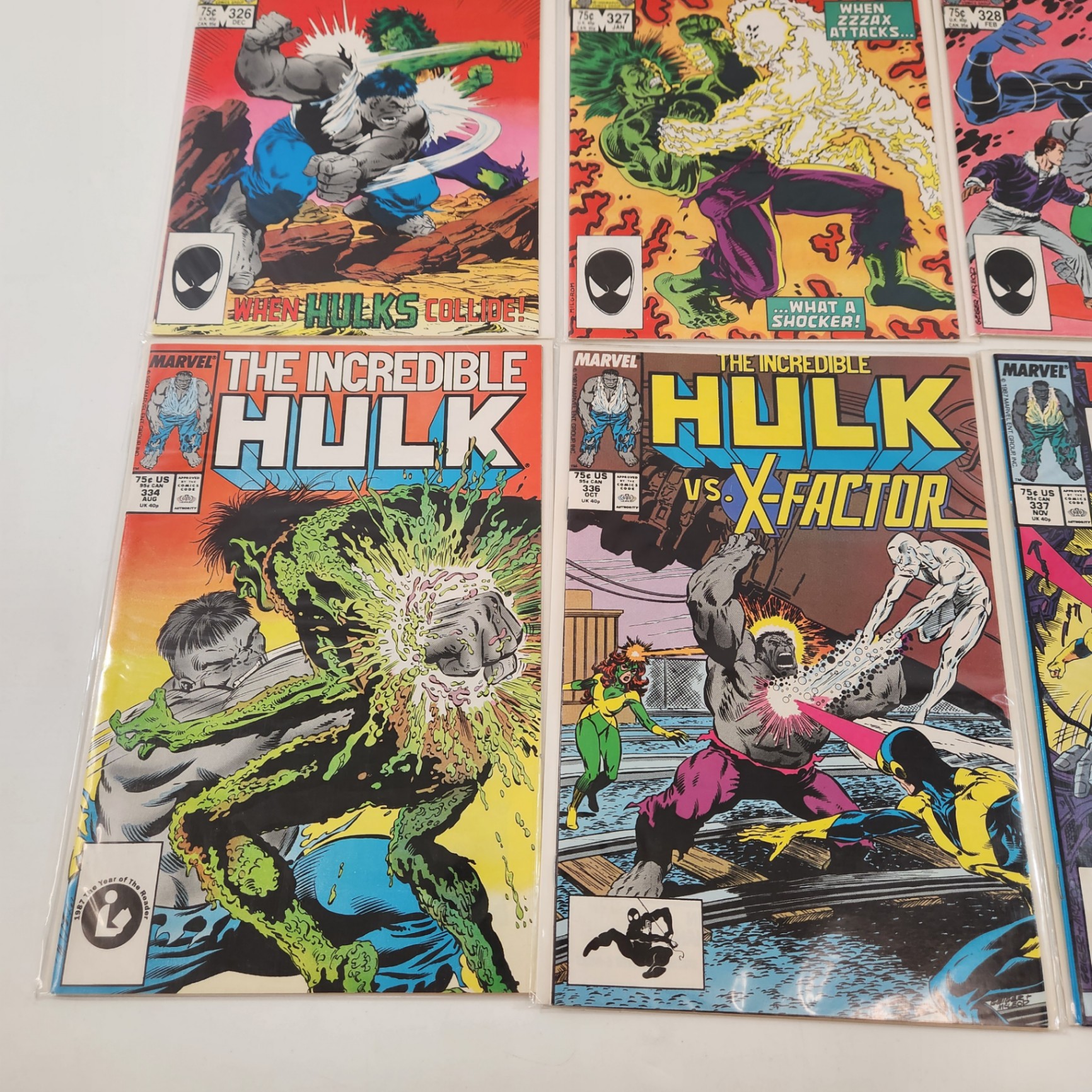 Incredible Hulk 326-328 332 334 336 337 339 - image 2 of 5