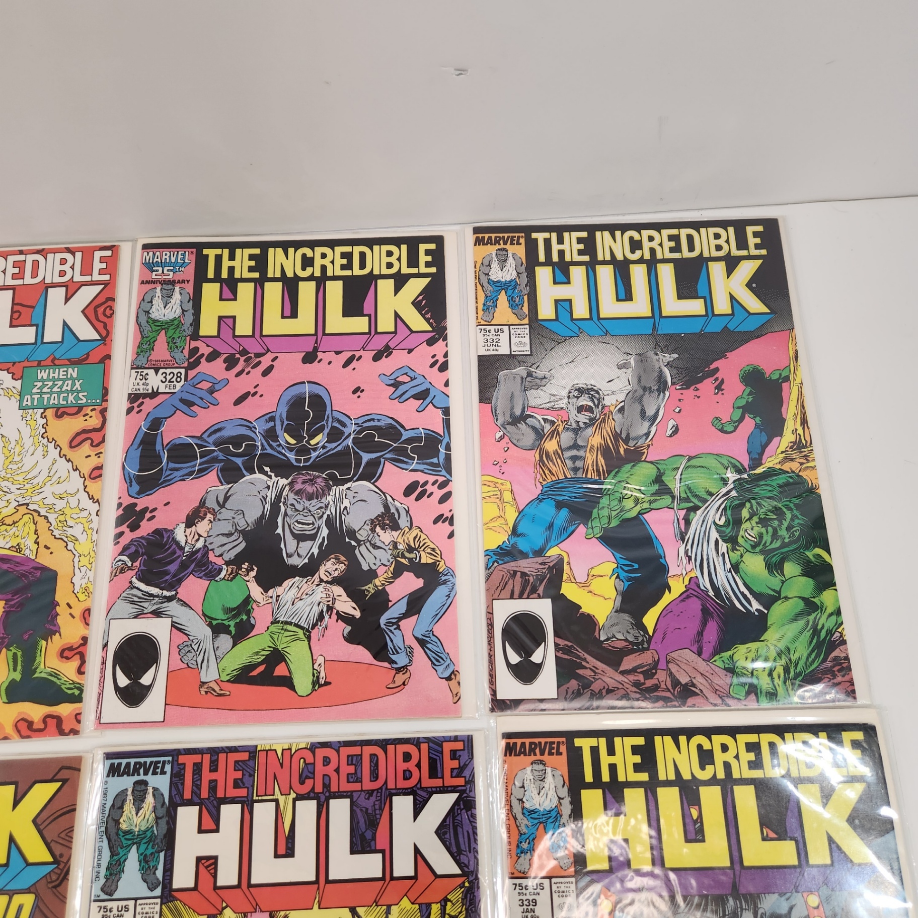 Incredible Hulk 326-328 332 334 336 337 339 - image 4 of 5