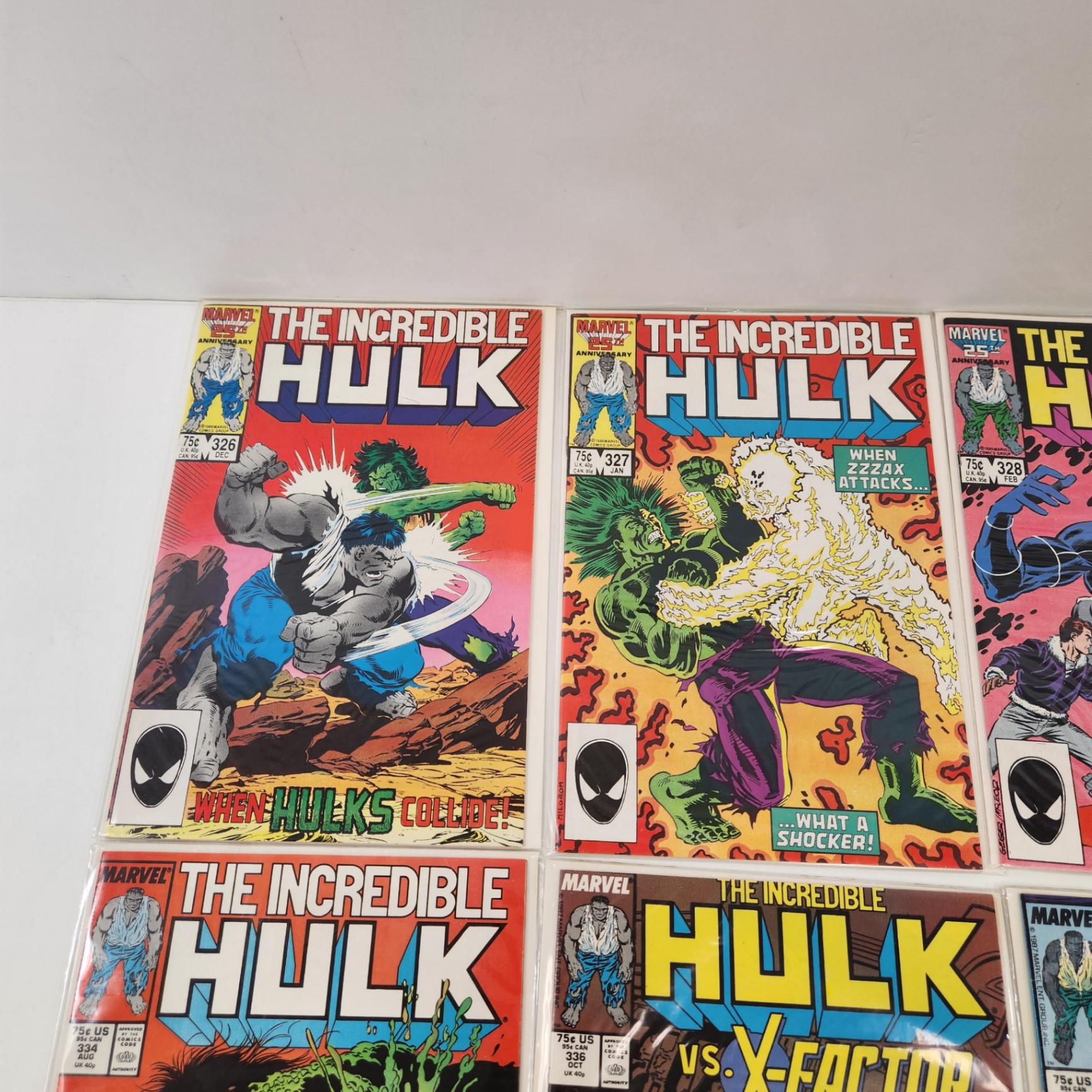 Incredible Hulk 326-328 332 334 336 337 339 - image 3 of 5