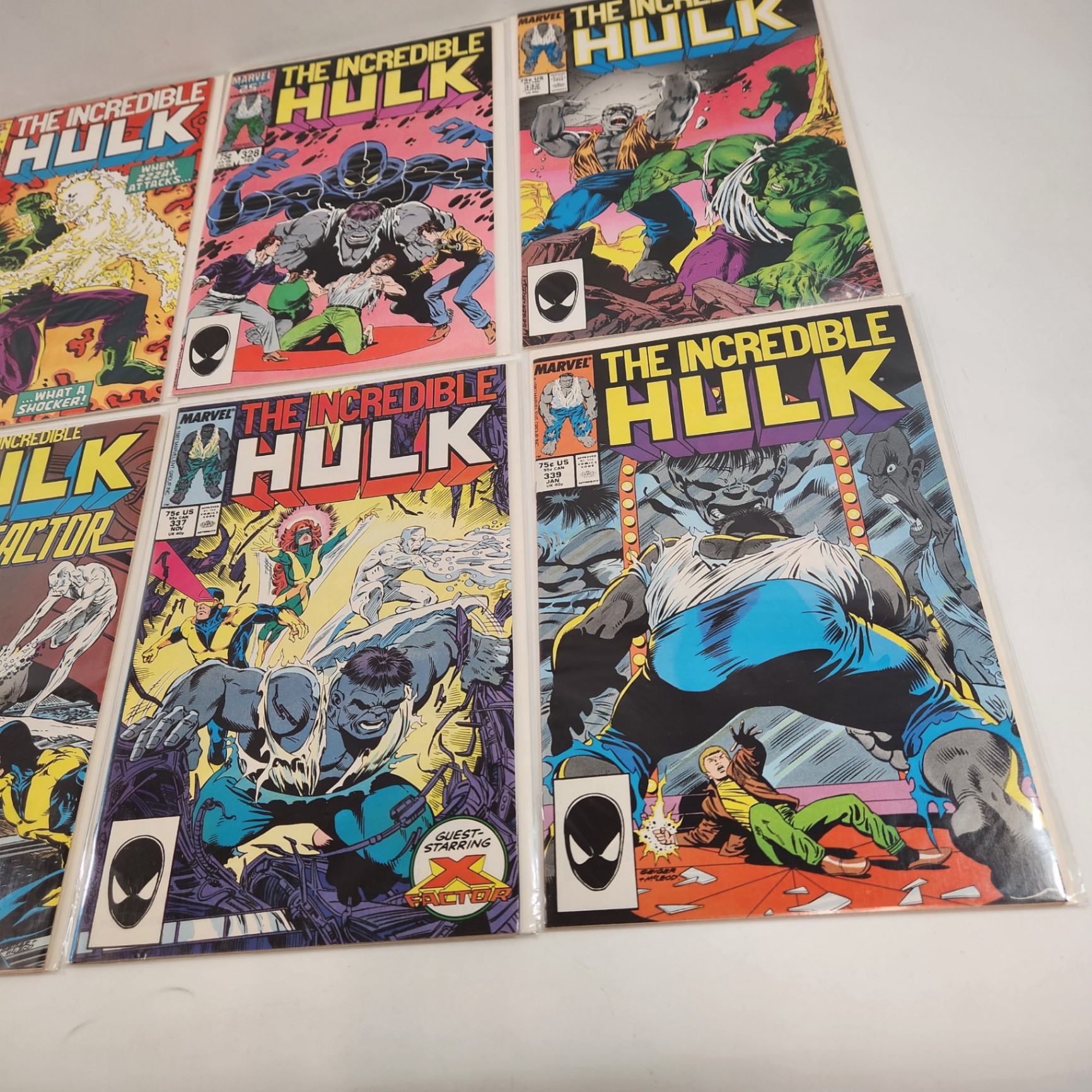 Incredible Hulk 326-328 332 334 336 337 339 - image 5 of 5