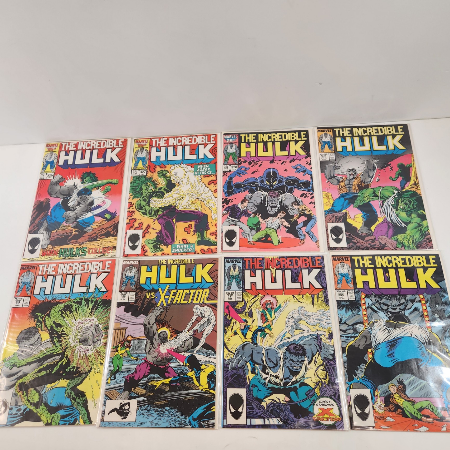 Incredible Hulk 326-328 332 334 336 337 339 - image 1 of 5