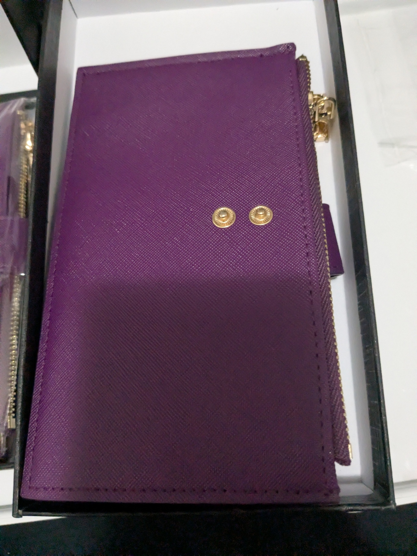 Lot of 3 Brand-New Women’s Wallets – Purple – Factory Sealed in Gift Boxes - image 3 of 7