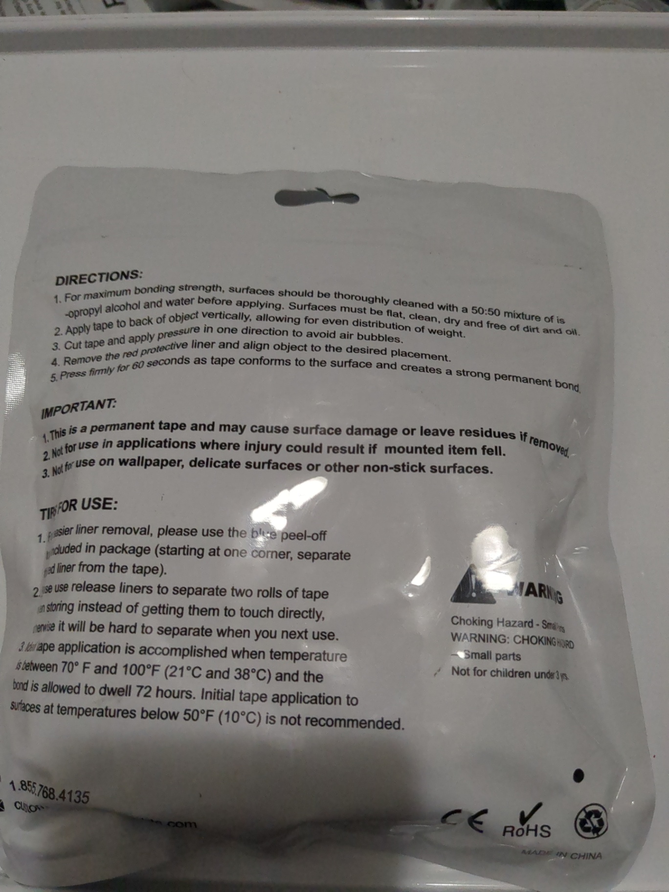 Heavy duty mounting tape sealed new  - image 2 of 2