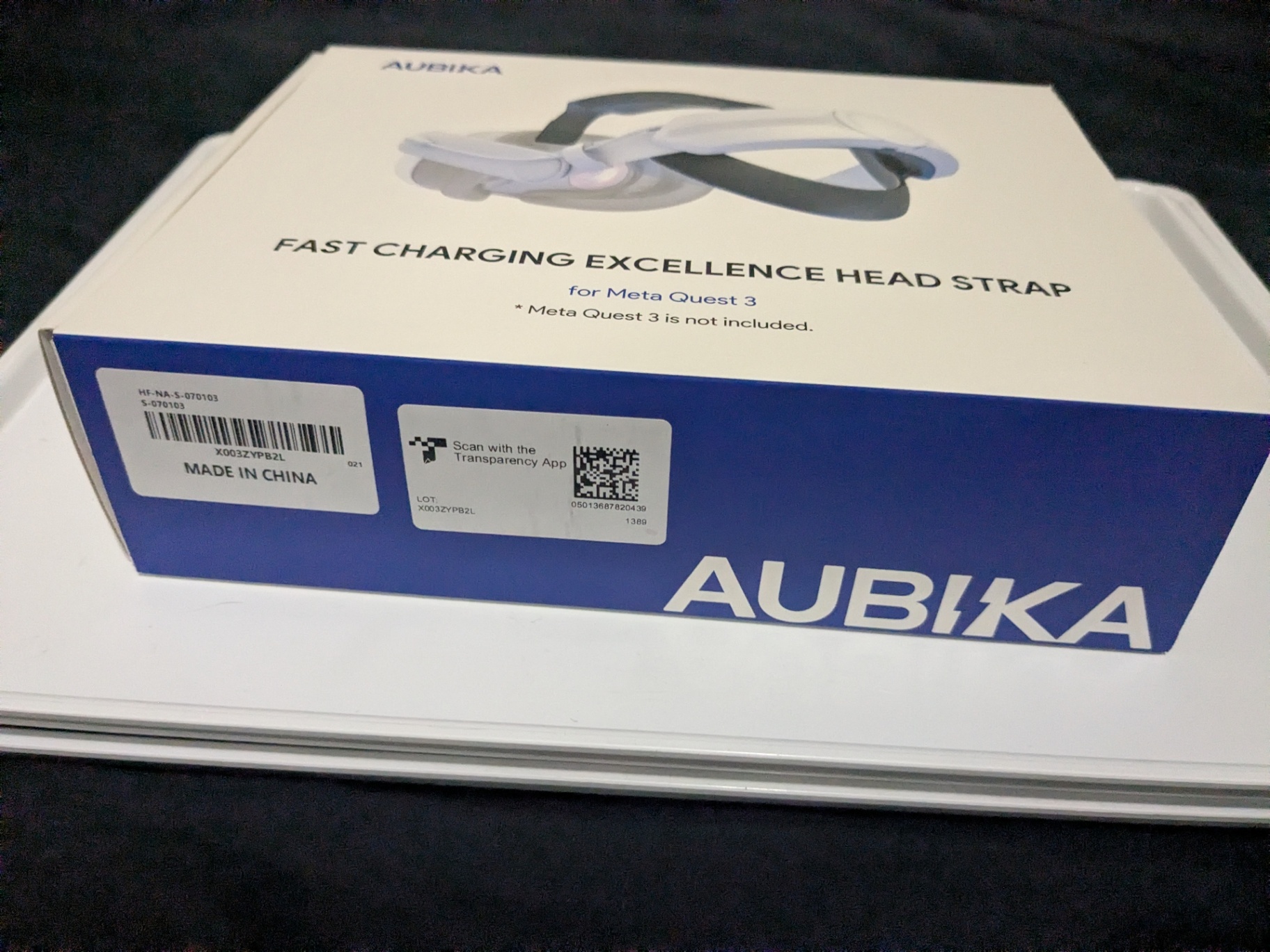 Meta Quest 3 / 3S Aubika Fast Charging Elite-Style Head Strap – Brand New! - image 3 of 5