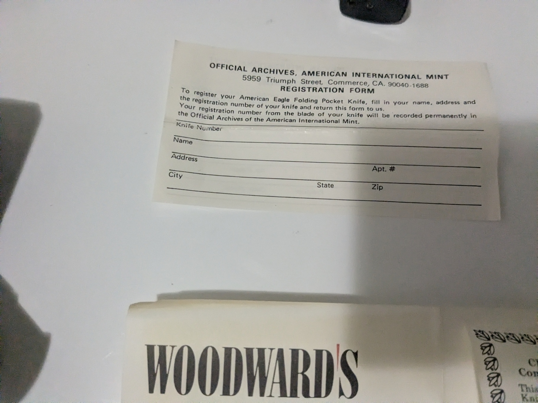 Mixed Outdoor & Collectible Lot – Knife, Flashlight, Tactical Bag, Replica Pistol Torch Lighter, Multi-Tools & Vintage Paperwork - image 4 of 12